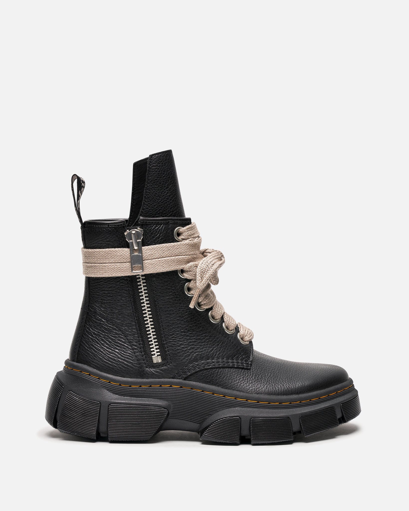 1460 Jmb Lace Ro DMXL In Black Lunar Rick owens оригінал – Купити в Україні – боковий вид