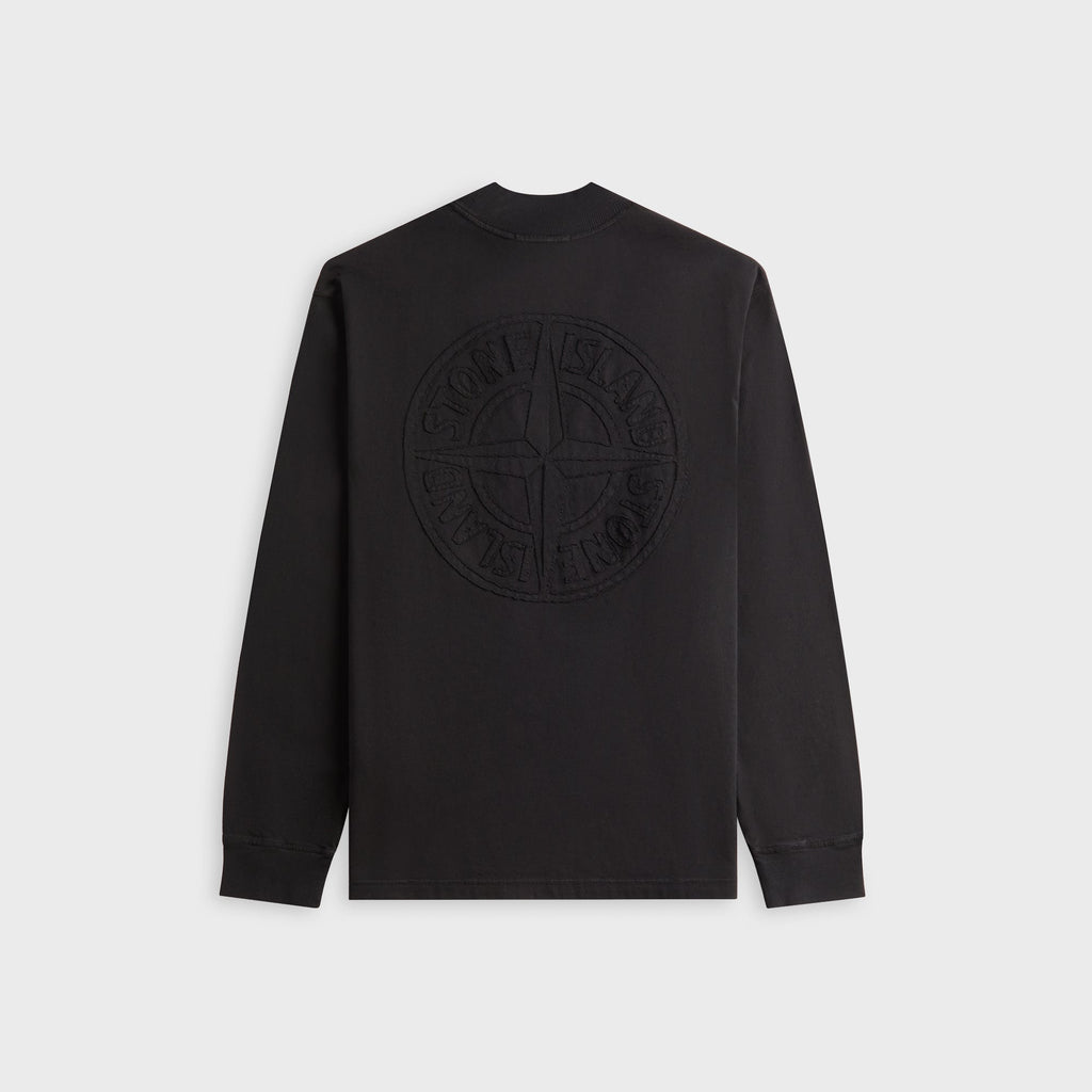 Оригінальна Long Sleeve Tee Black Stone island – вид ззаду