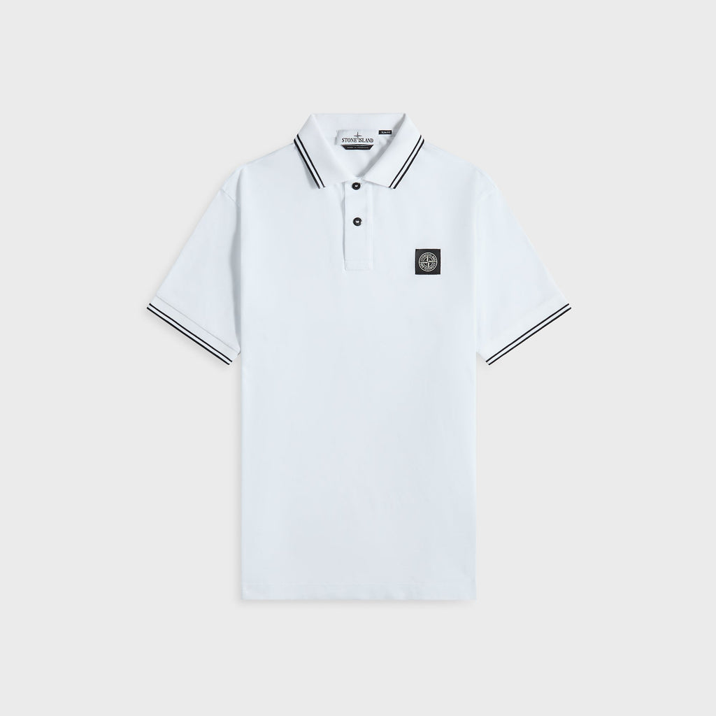 Polo White Stone island – Гарантія оригінальності – боковий вид