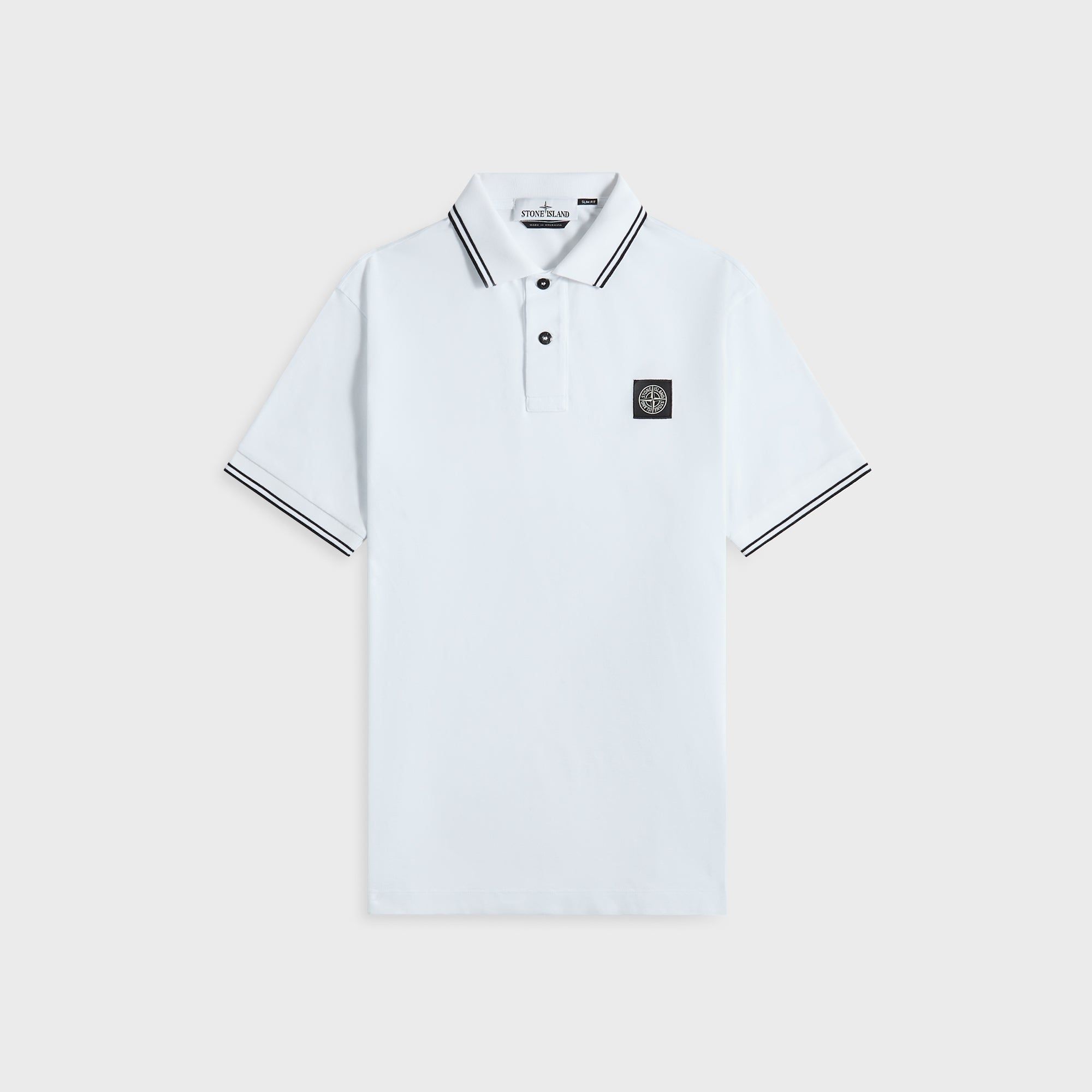 Polo White Stone island – Гарантія оригінальності – боковий вид