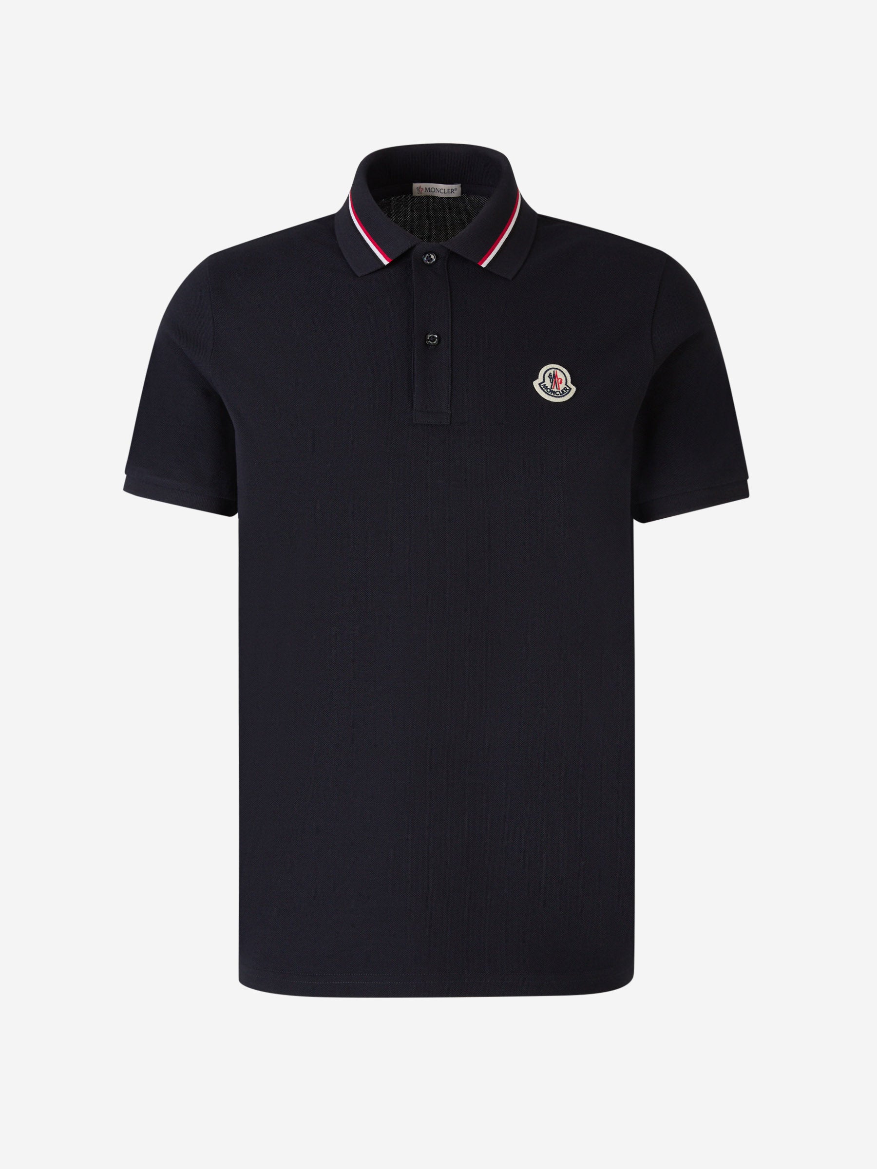 Оригінальна Cotton Piqué Polo Moncler – боковий вид