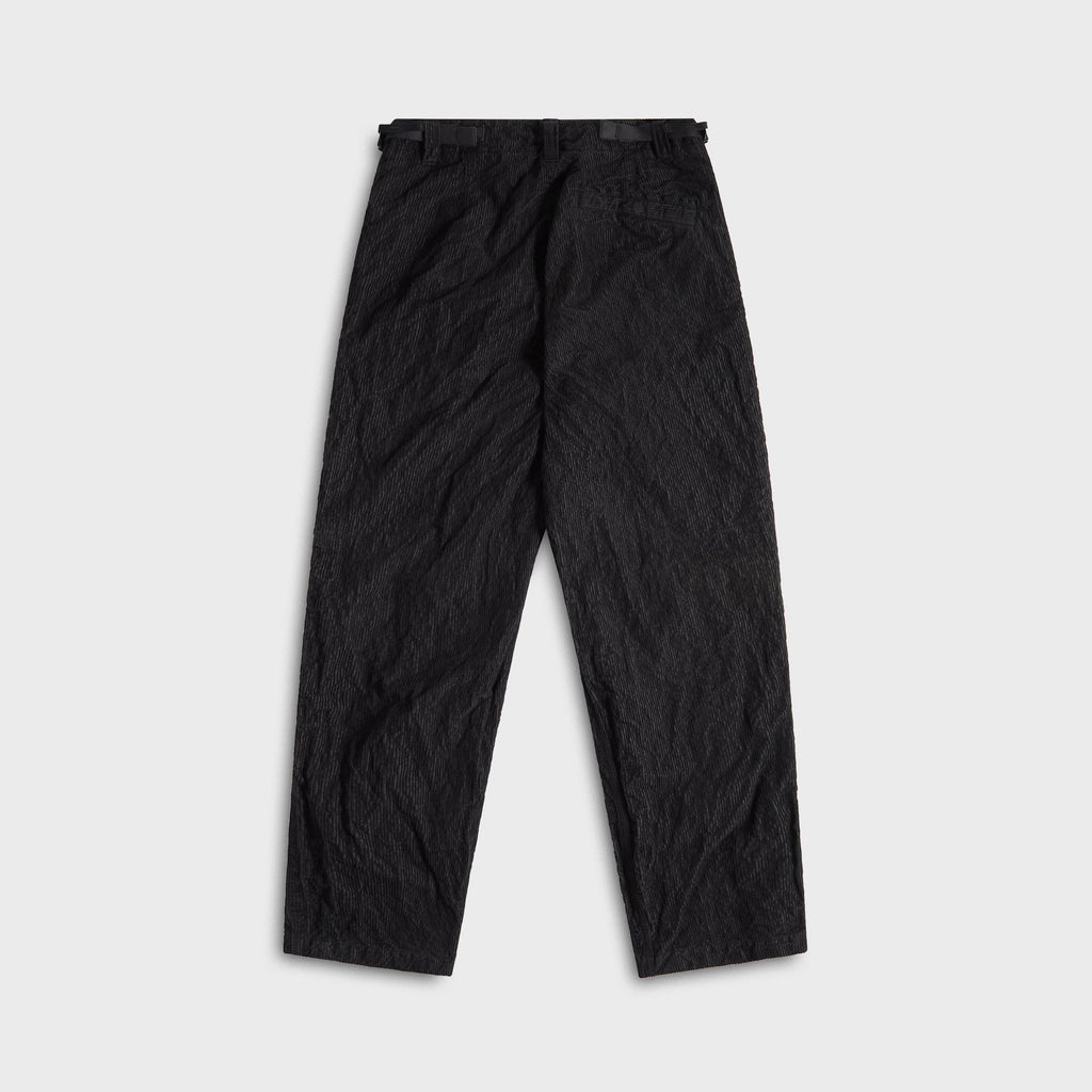 Wrinkled Corduroy Trousers Black Stone island – Гарантія оригінальності – вид ззаду