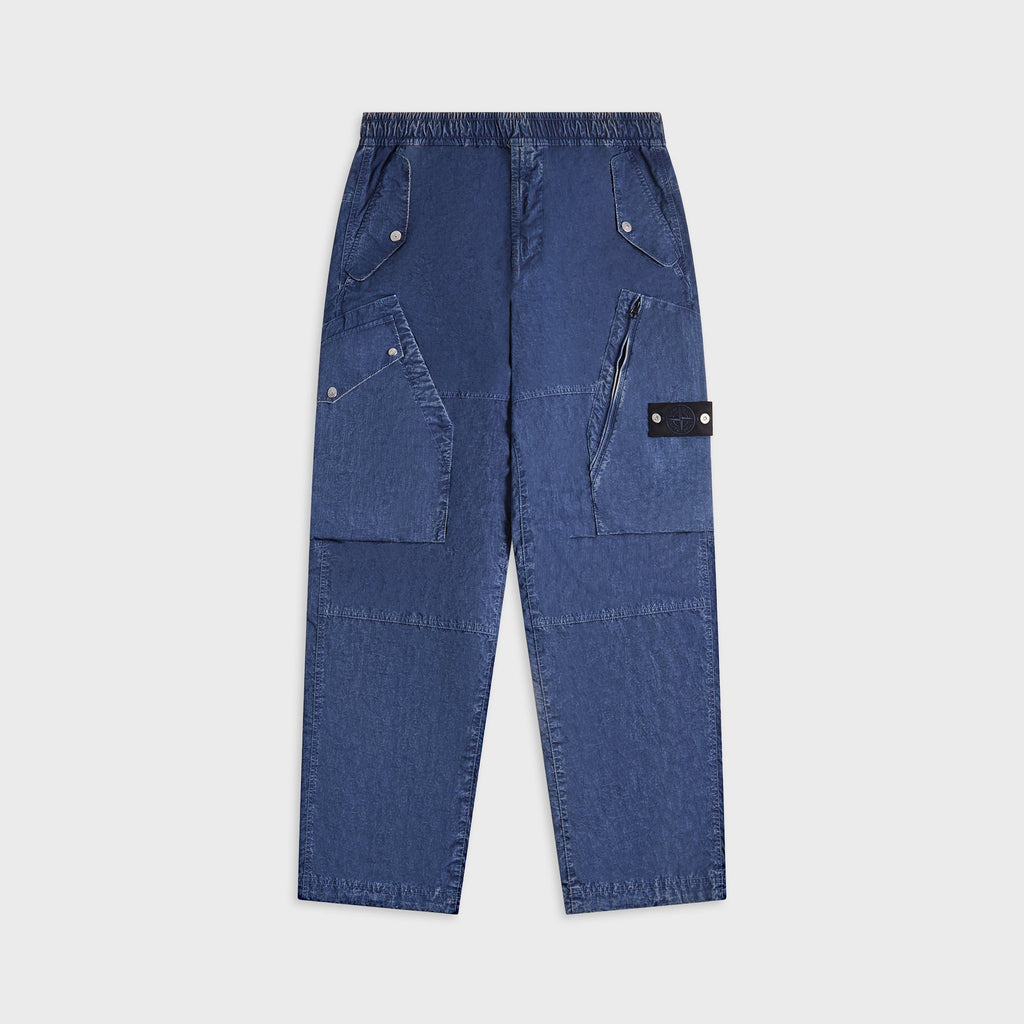 Hollow Fibre Nylon Trousers Indigo Stone island оригінал – Купити в Україні – боковий вид