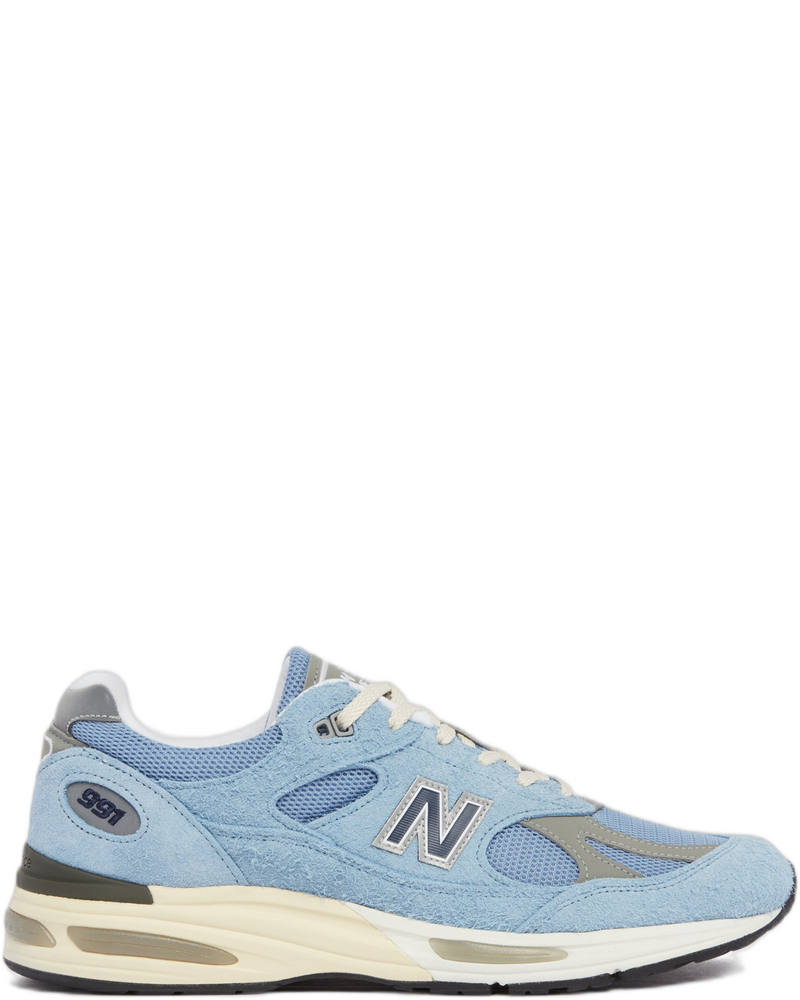 Blue Made in UK 991v2 Sneakers - NEW BALANCE (Background Removed)
