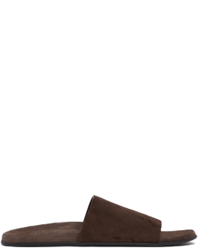 Brown Hugo Sandals - THE ROW (Background Removed)