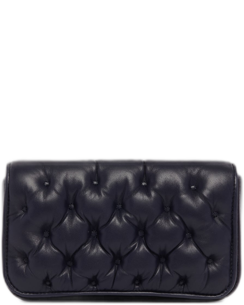 Blue Mini Glam Slam Embroidery Bag - MAISON MARGIELA (Background Removed)