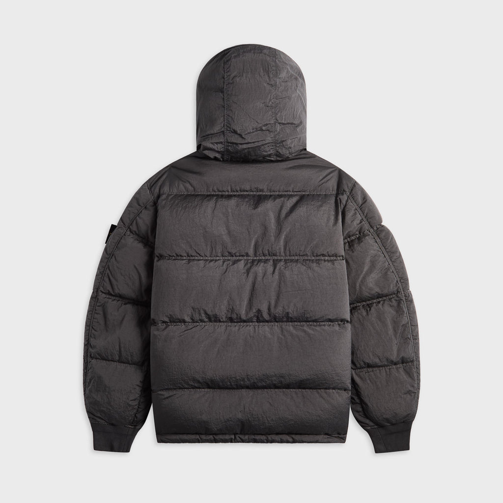 Logo Patch Padded Jacket Lead Grey Stone island оригінал – Купити в Україні – вид ззаду
