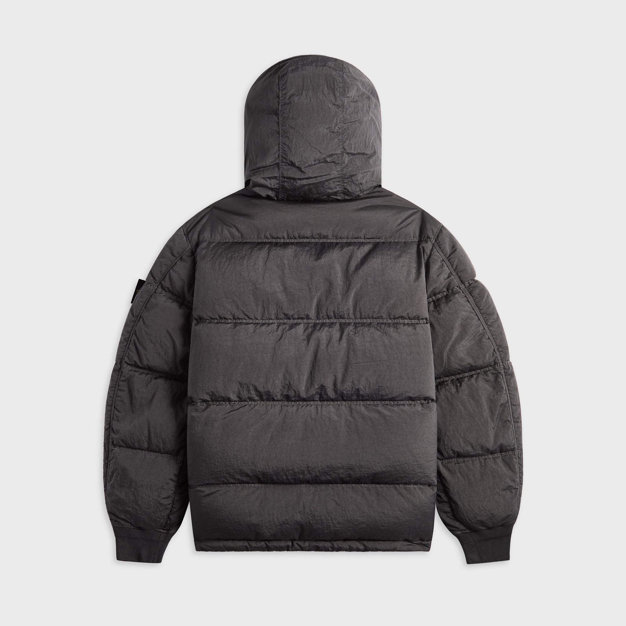 Logo Patch Padded Jacket Lead Grey Stone island оригінал – Купити в Україні – вид ззаду