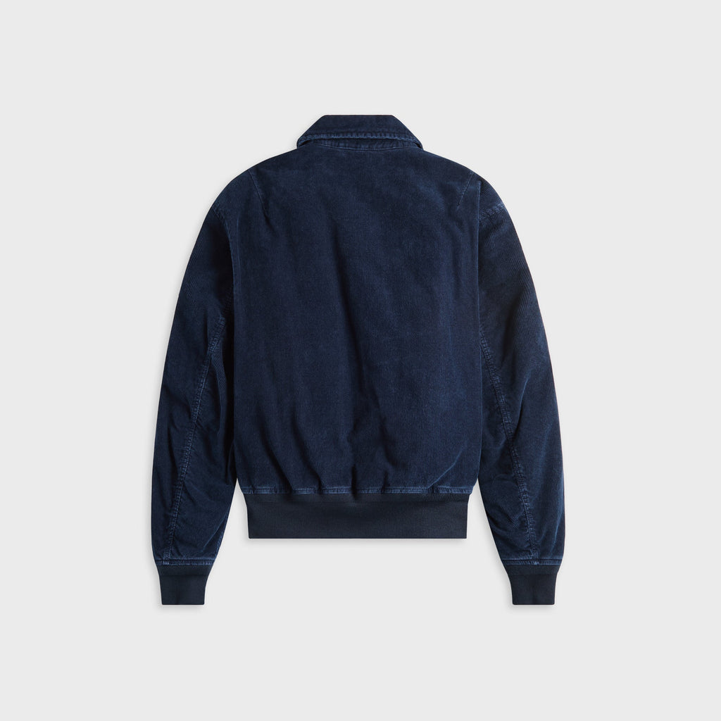 Corduroy Bomber Jacket Indigo Stone island оригінал – Купити в Україні – вид ззаду
