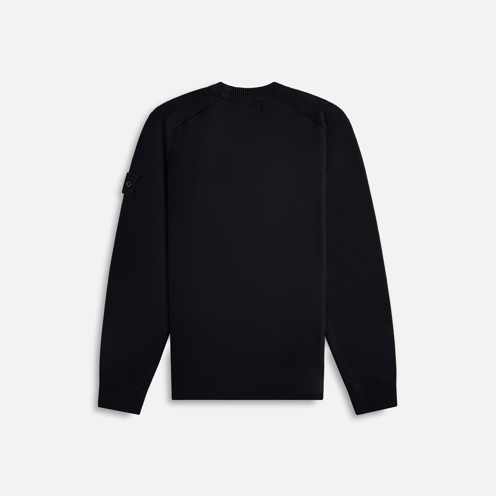 Cotton Cashmere Ghost Piece Crewneck Navy Blue Stone island – Гарантія оригінальності – вид ззаду - STONE ISLAND