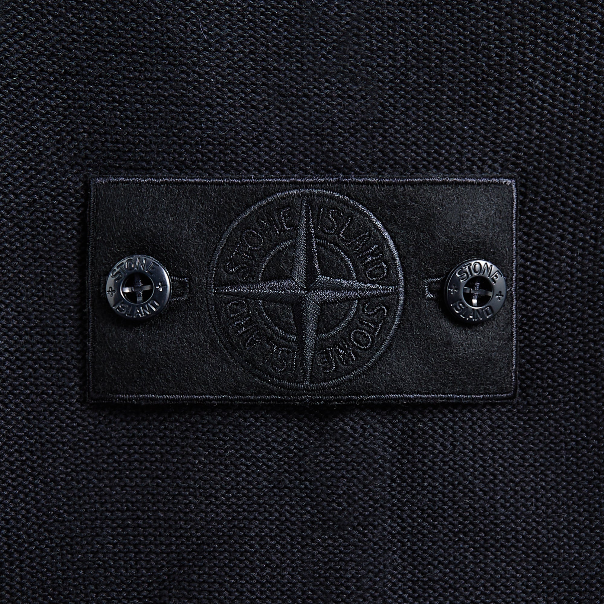 Cotton Cashmere Ghost Piece Crewneck Navy Blue Stone island – Гарантія оригінальності – детальний вид