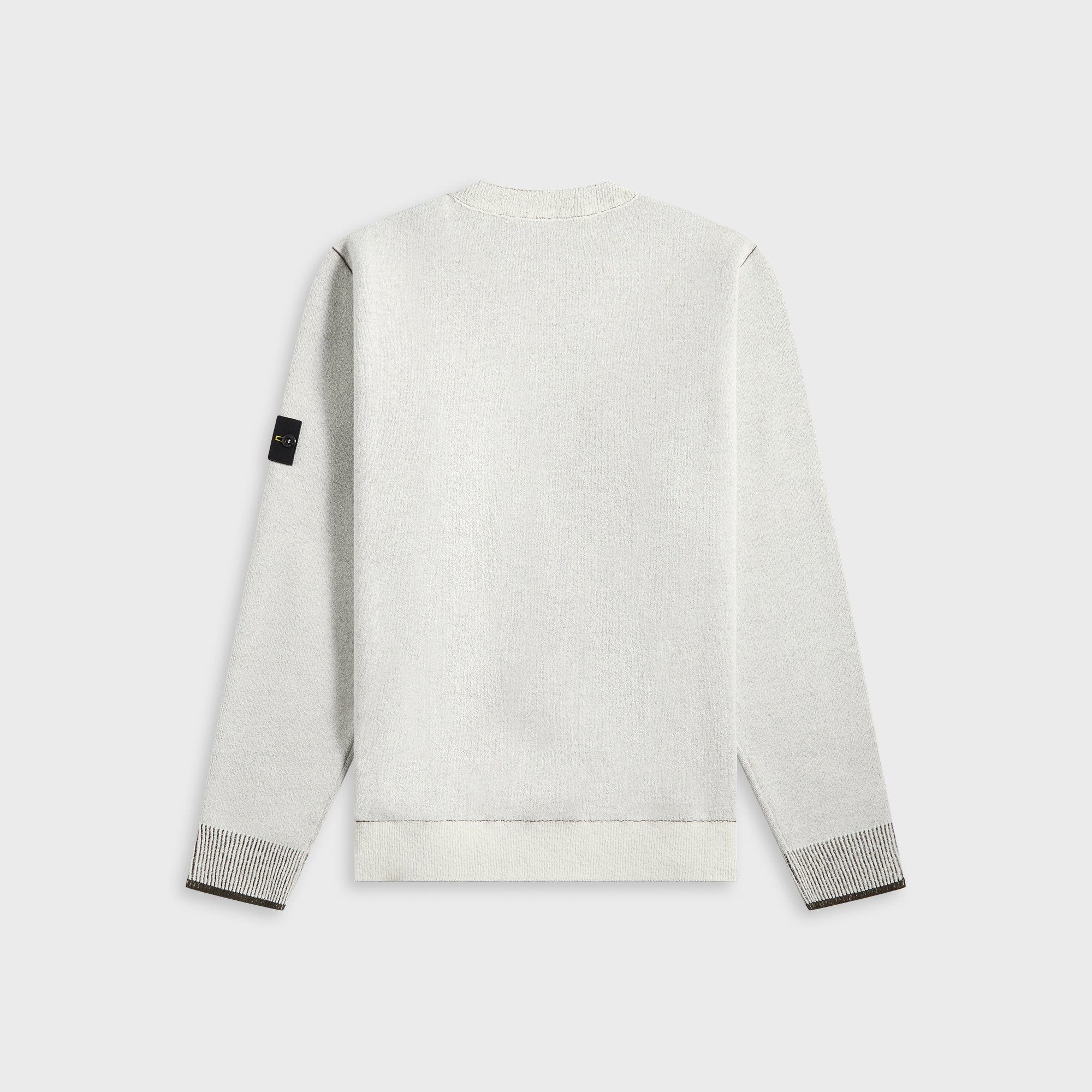 Double Face Bi Color Cotton Nylon Crewneck Ivory Stone island оригінал – Купити в Україні – вид ззаду - STONE ISLAND