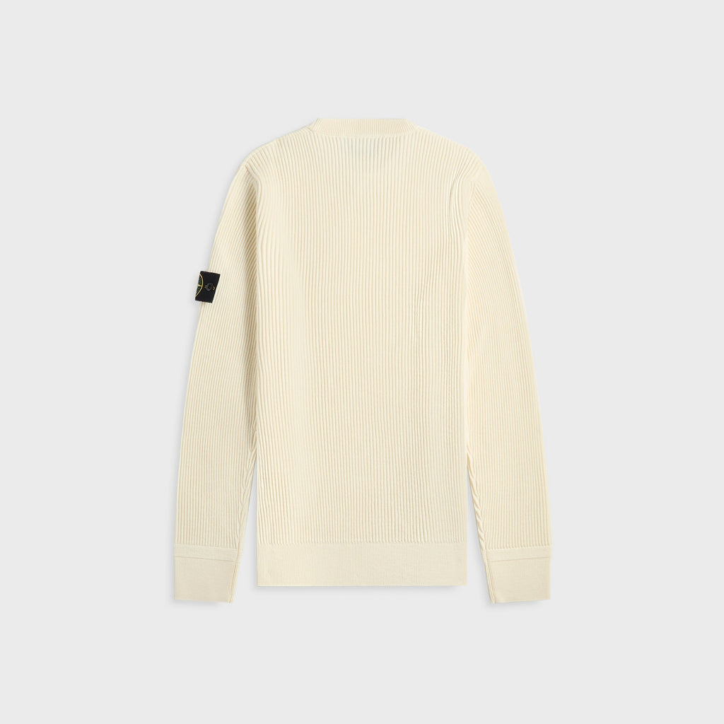 Crewneck Sweater Ivory Stone island – Гарантія оригінальності – вид ззаду