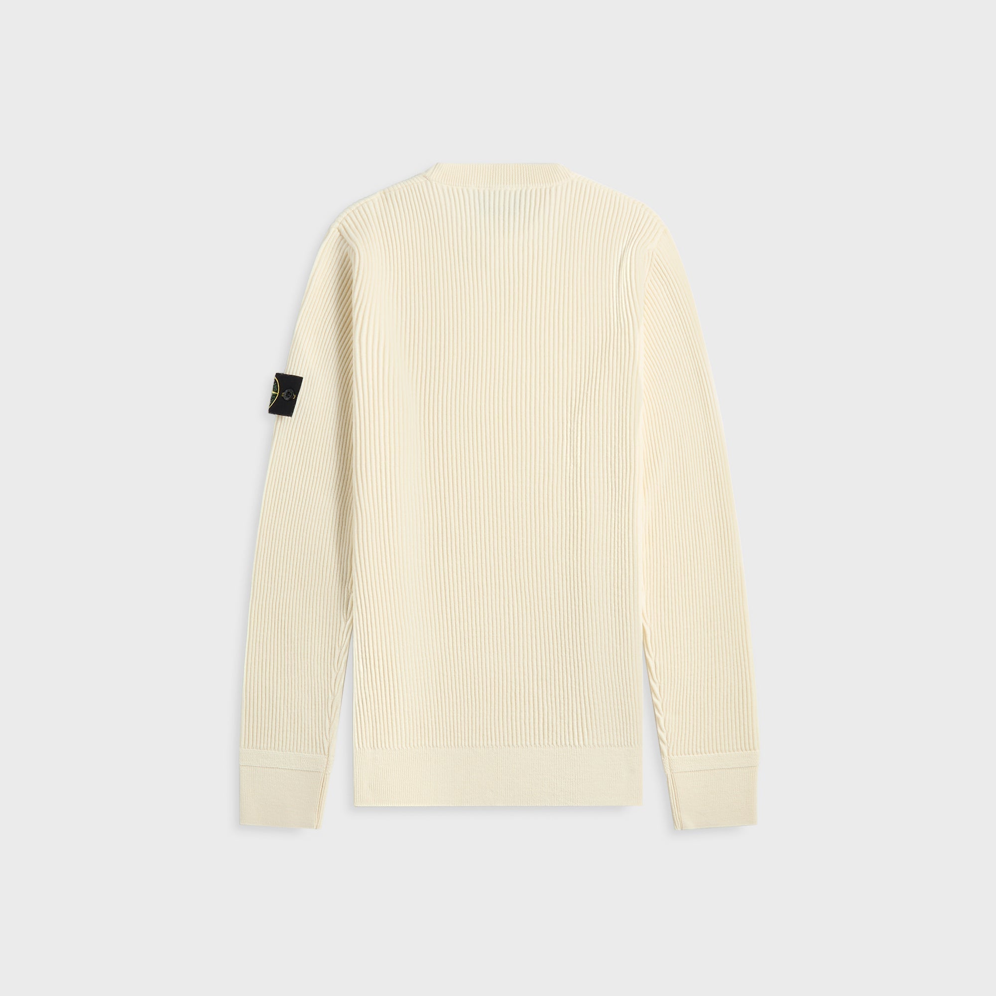 Crewneck Sweater Ivory Stone island – Гарантія оригінальності – вид ззаду - STONE ISLAND