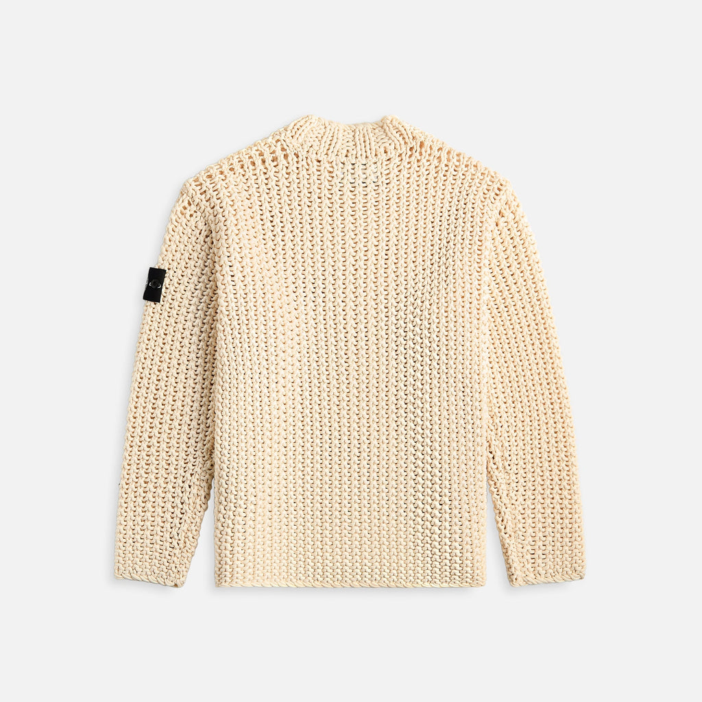 Chain Stitch Uv Reactive Sweater Cherry Beige Stone island оригінал – Купити в Україні – вид ззаду