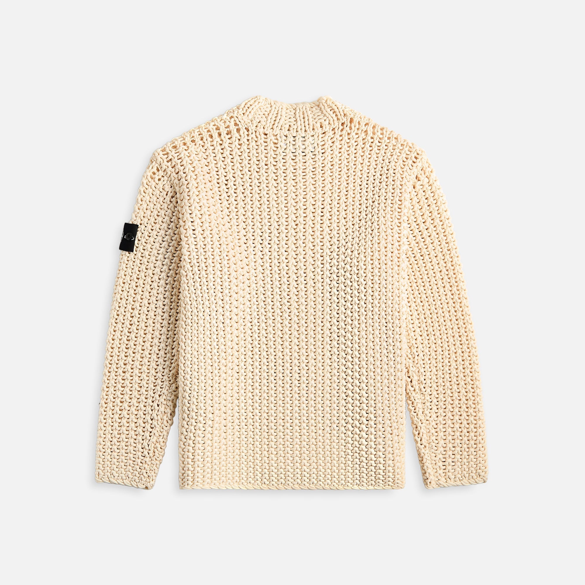 Chain Stitch Uv Reactive Sweater Cherry Beige Stone island оригінал – Купити в Україні – вид ззаду - STONE ISLAND