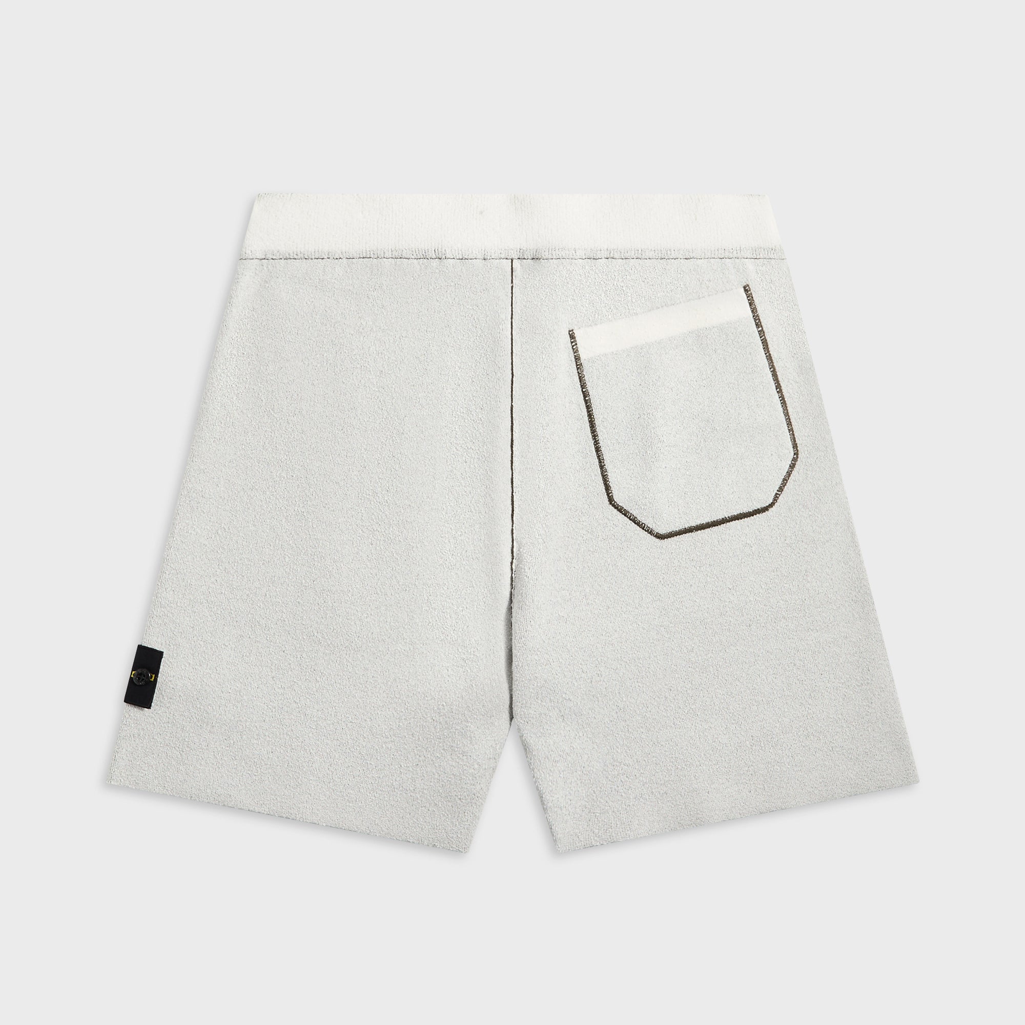 Double Face Bi Color Cotton Nylon Shorts Ivory Stone island оригінал – Купити в Україні – вид ззаду