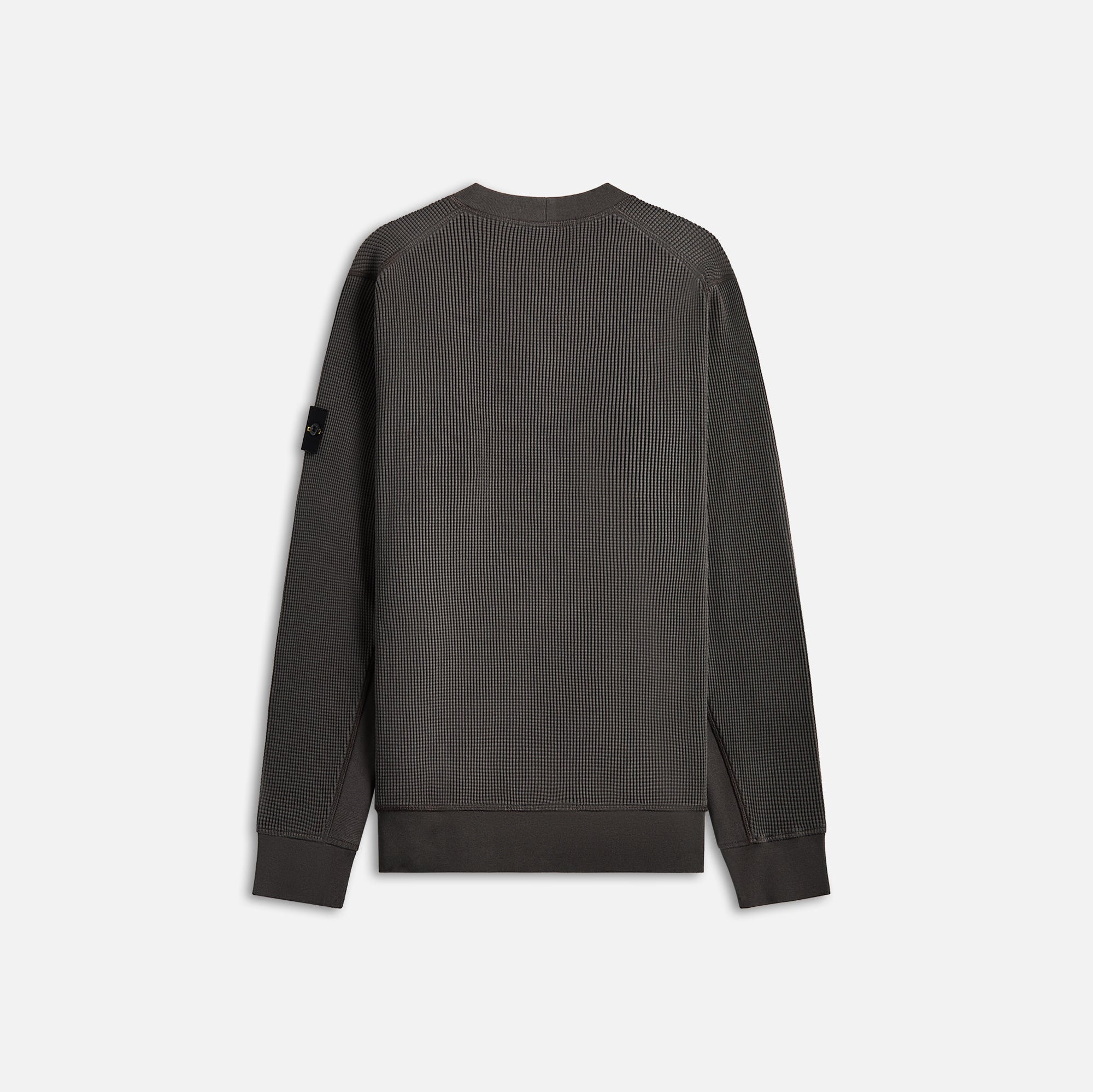 Оригінальна Cotton Waffle Fleece Sweatshirt Charcoal Stone island – вид ззаду - STONE ISLAND