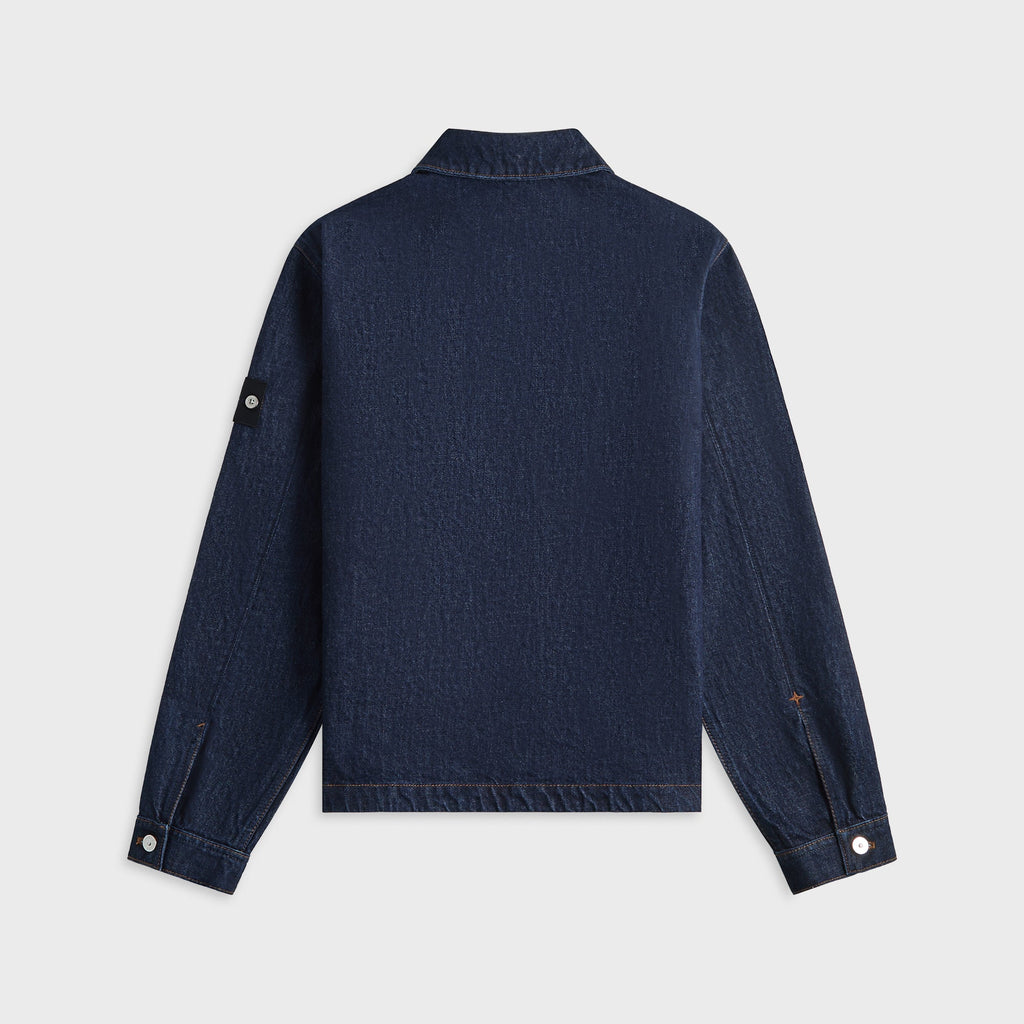 Cotton Jacket Blue Stone island оригінал – Купити в Україні – вид ззаду