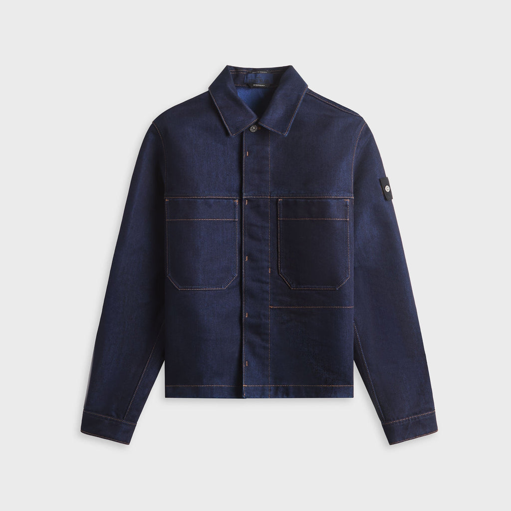 Jacket Blue Stone island оригінал – Купити в Україні – боковий вид