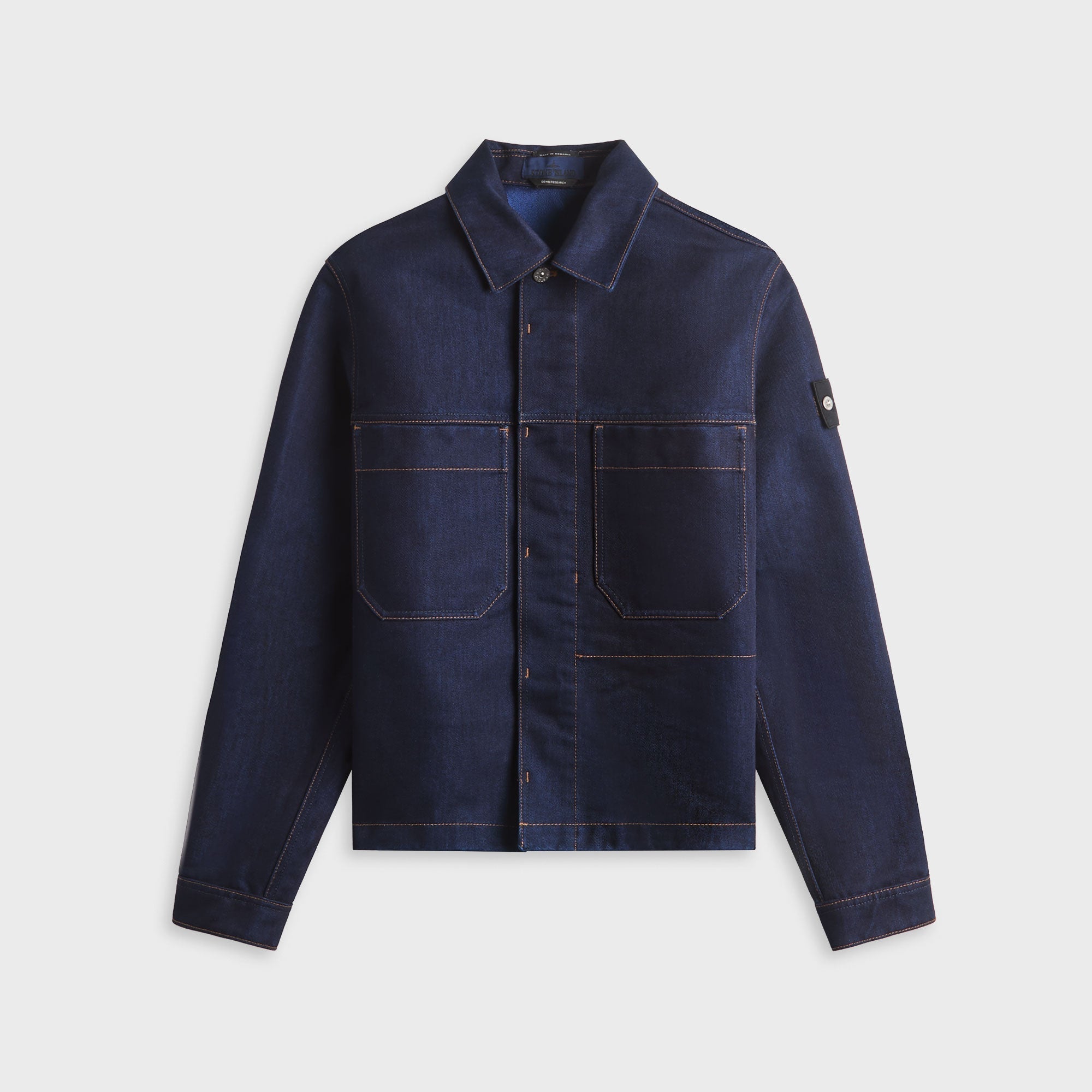 Jacket Blue Stone island оригінал – Купити в Україні – боковий вид