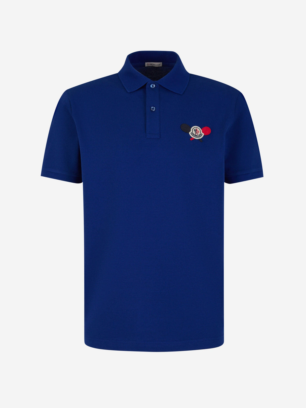 Оригінальна Cotton Piquet Polo Moncler – боковий вид