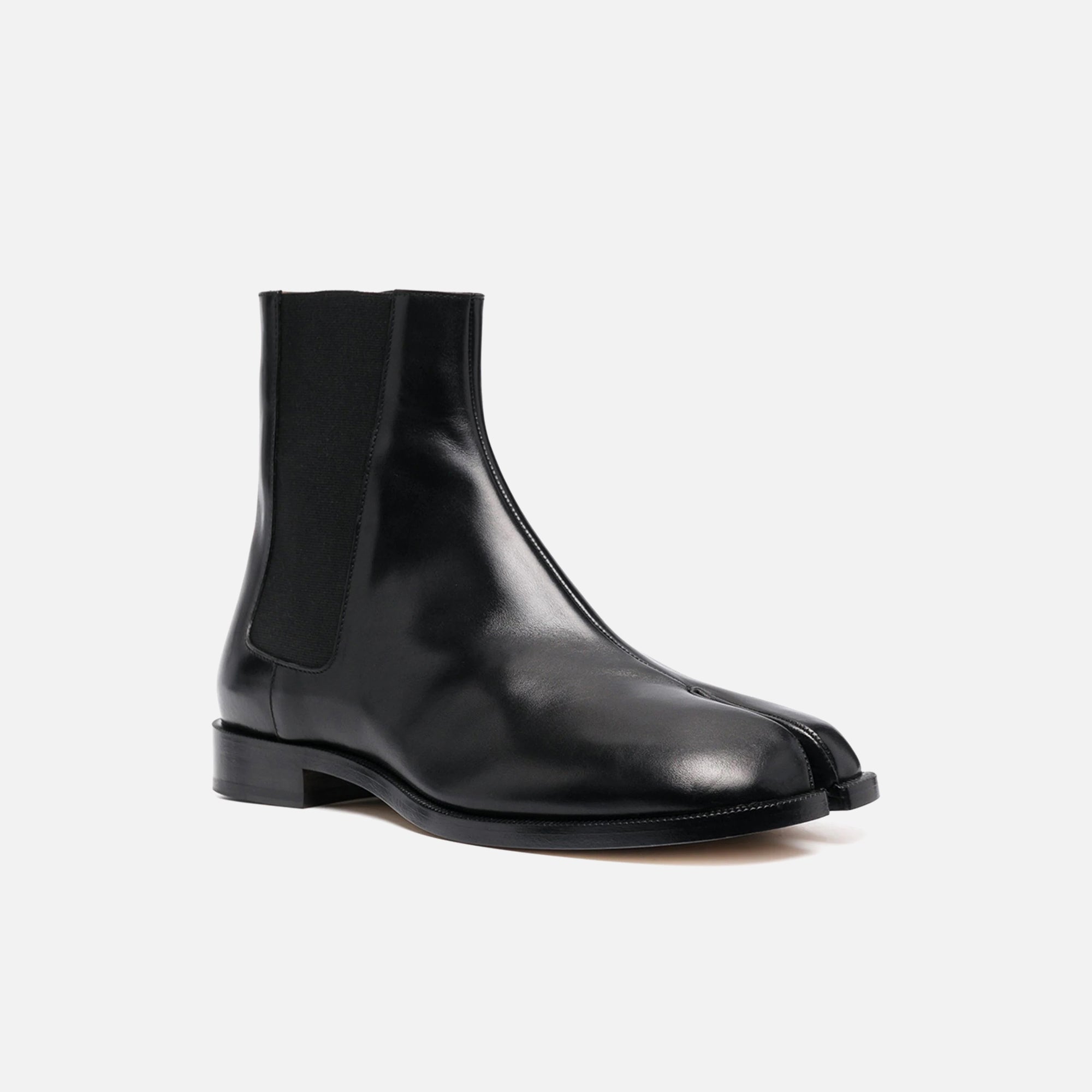 Оригінальна Tabi Chelsea MM Box Calf Black Maison margiela – вид ззаду