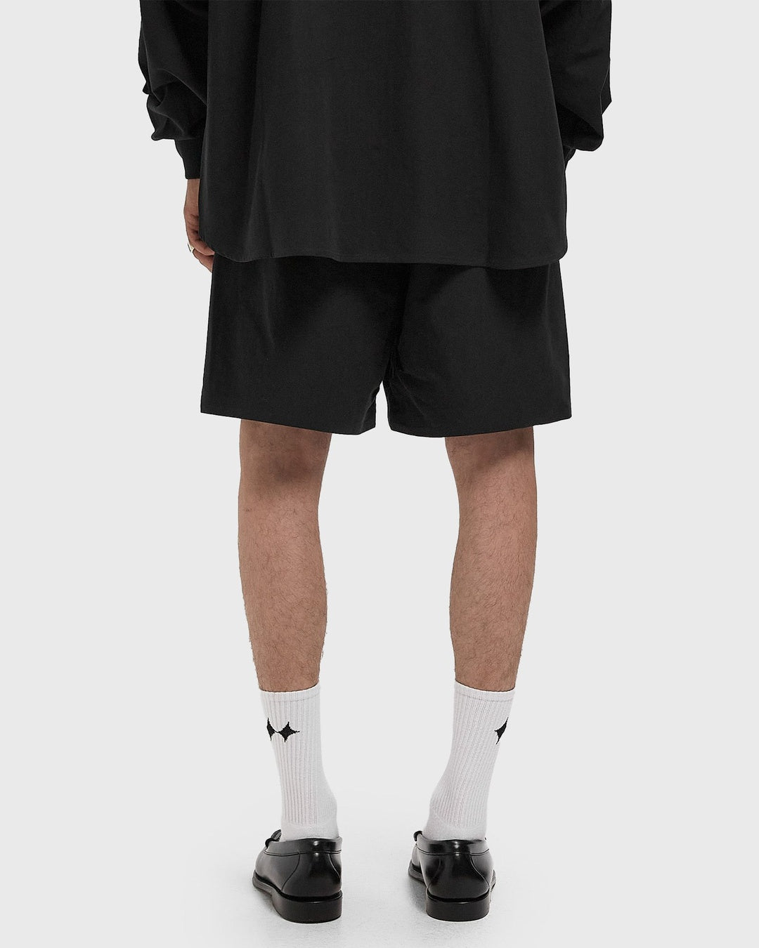 Essentials Basketball Jersey Short 'Jet Black' Fear of god оригінал – Купити в Україні – вид ззаду - FEAR OF GOD