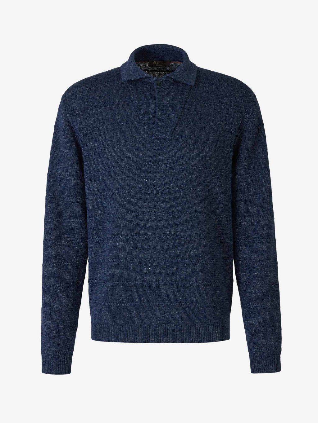 Linen And Cotton Polo Loro piana оригінал – Купити в Україні – боковий вид