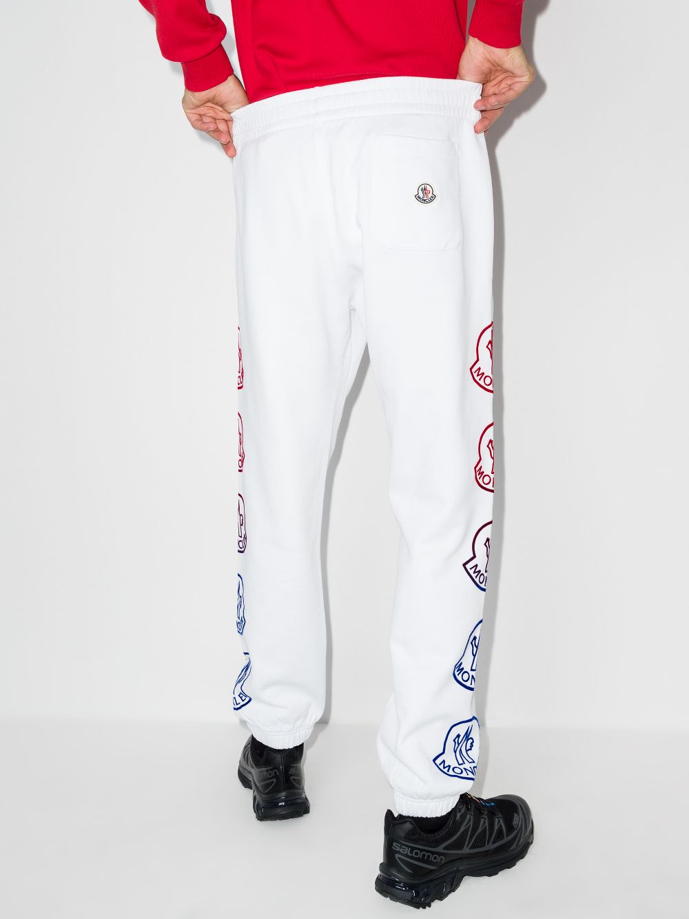 Оригінальна Side Logo-Print Track Pants Moncler – вид ззаду