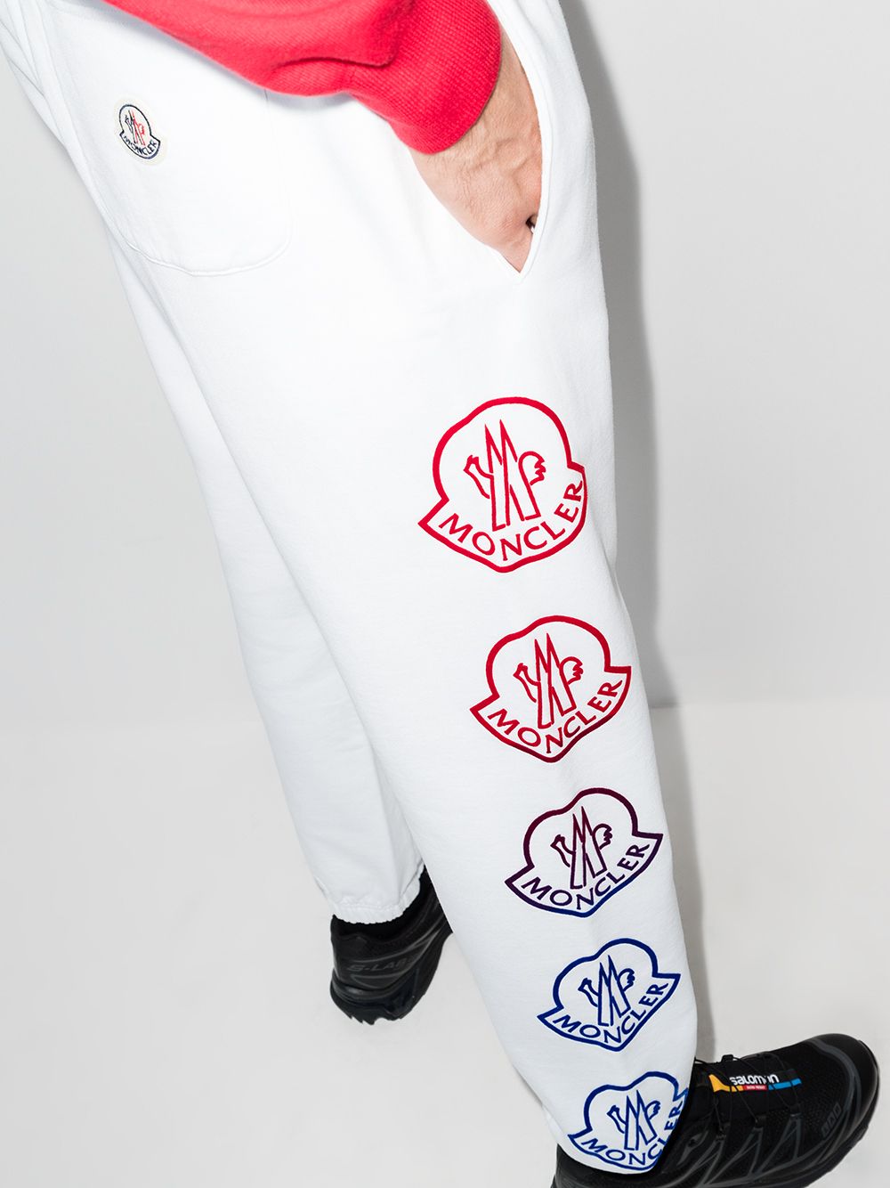 Оригінальна Side Logo-Print Track Pants Moncler – збільшений вид