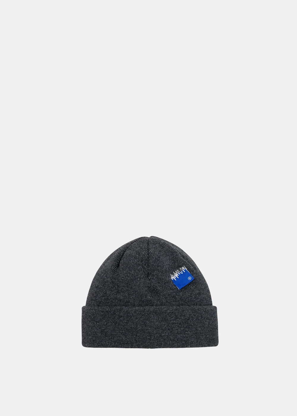 Grey Wool-Blend Logo-Patch Hat Ader error – Гарантія оригінальності – вид ззаду