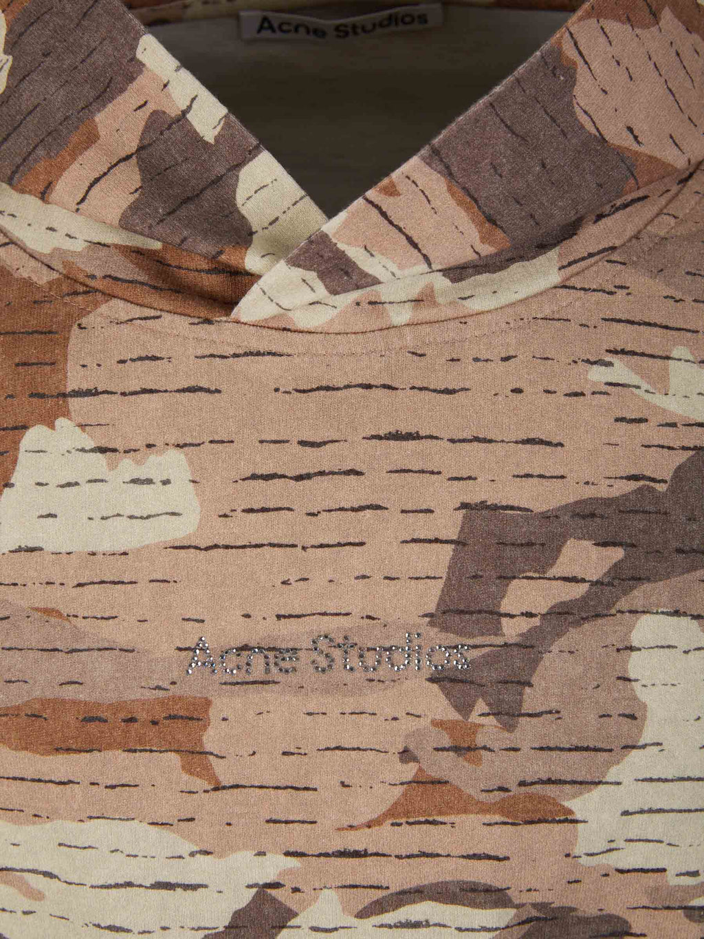 Camouflage Hood Sweatshirt Acne studios – Гарантія оригінальності – детальний вид