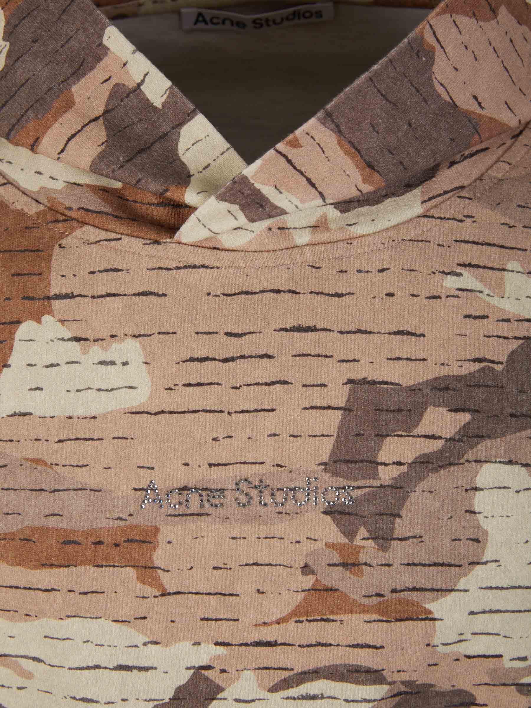 Camouflage Hood Sweatshirt Acne studios – Гарантія оригінальності – детальний вид