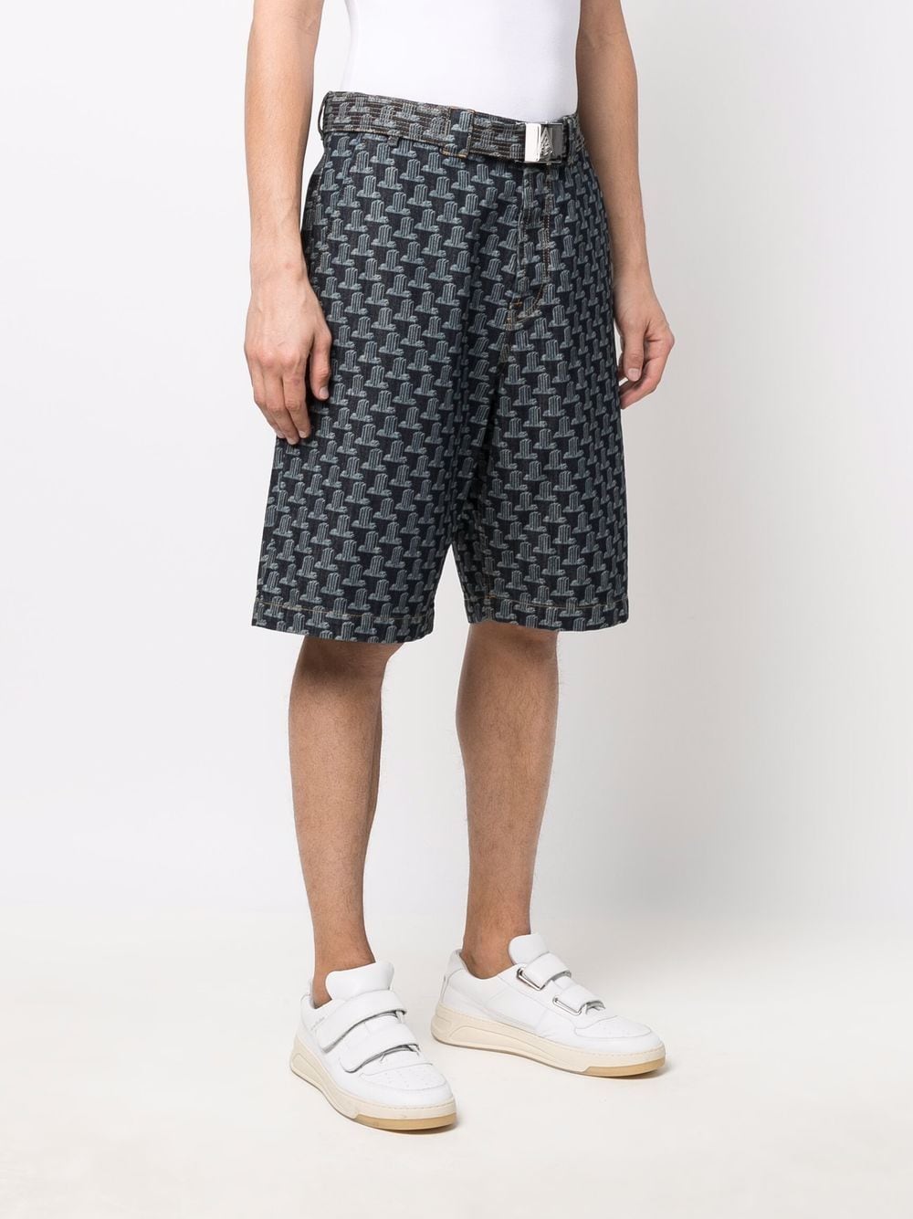 Geometric-Print Bermuda Shorts Lanvin оригінал – Купити в Україні – збільшений вид