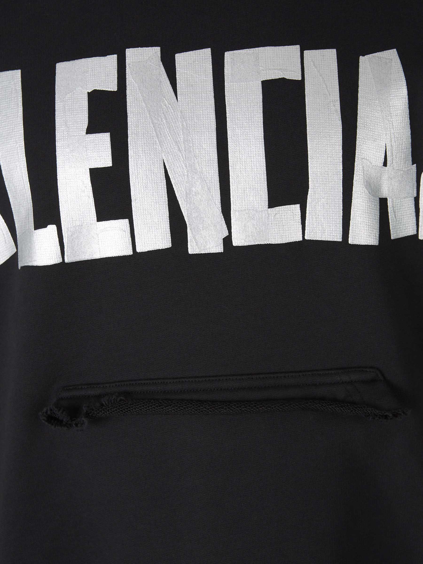 Logo Printed Sweatshirt Balenciaga – Гарантія оригінальності – збільшений вид