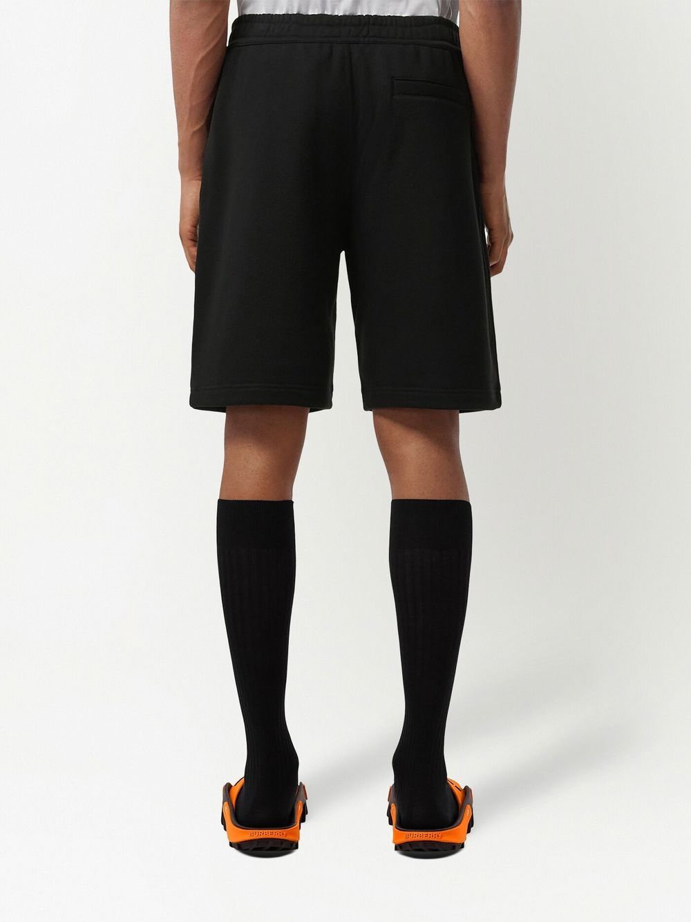 Logo-Print Track Shorts Burberry – Гарантія оригінальності – вид ззаду