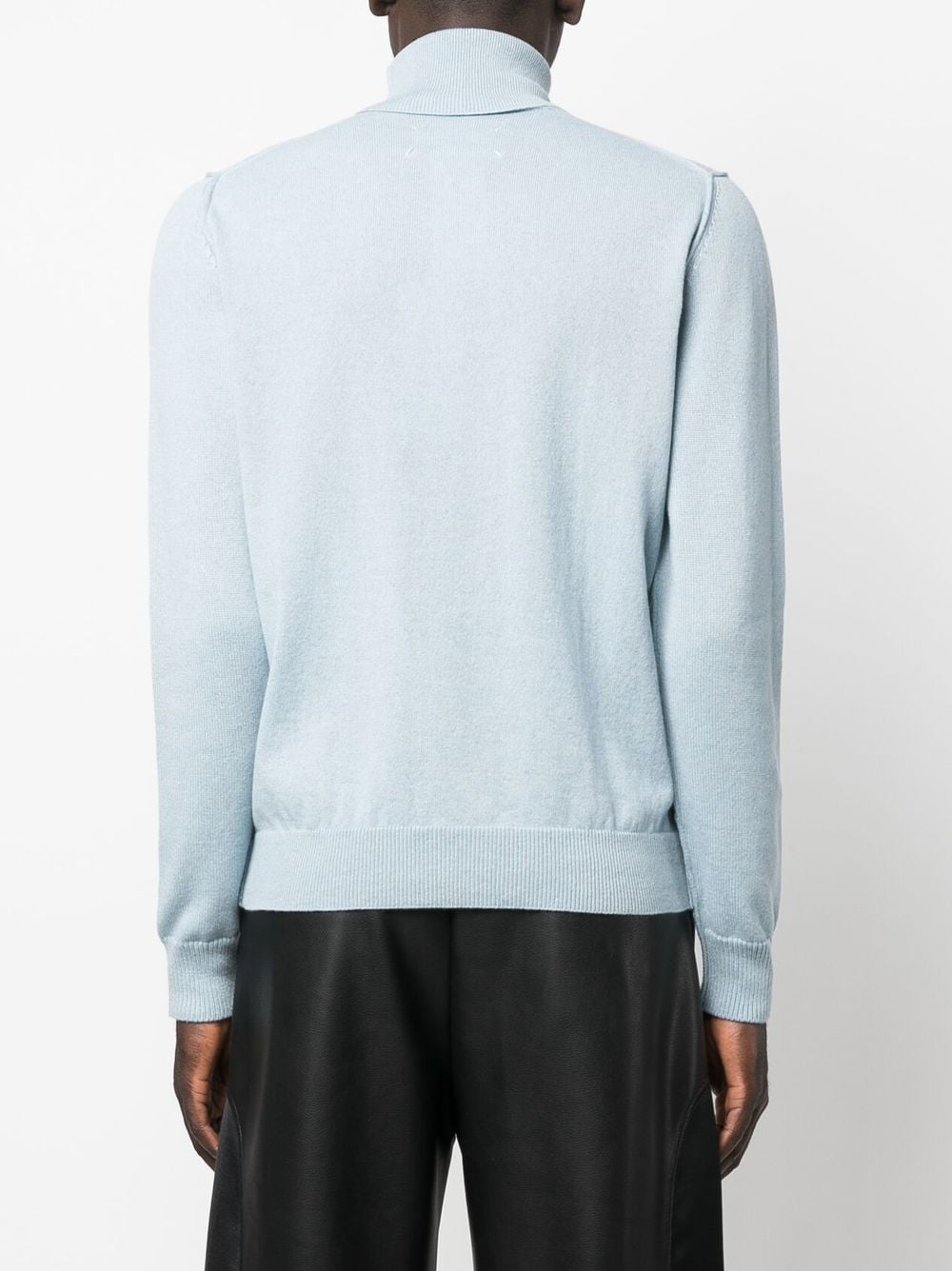 Roll-Neck Cashmere Jumper Maison margiela – Гарантія оригінальності – детальний вид