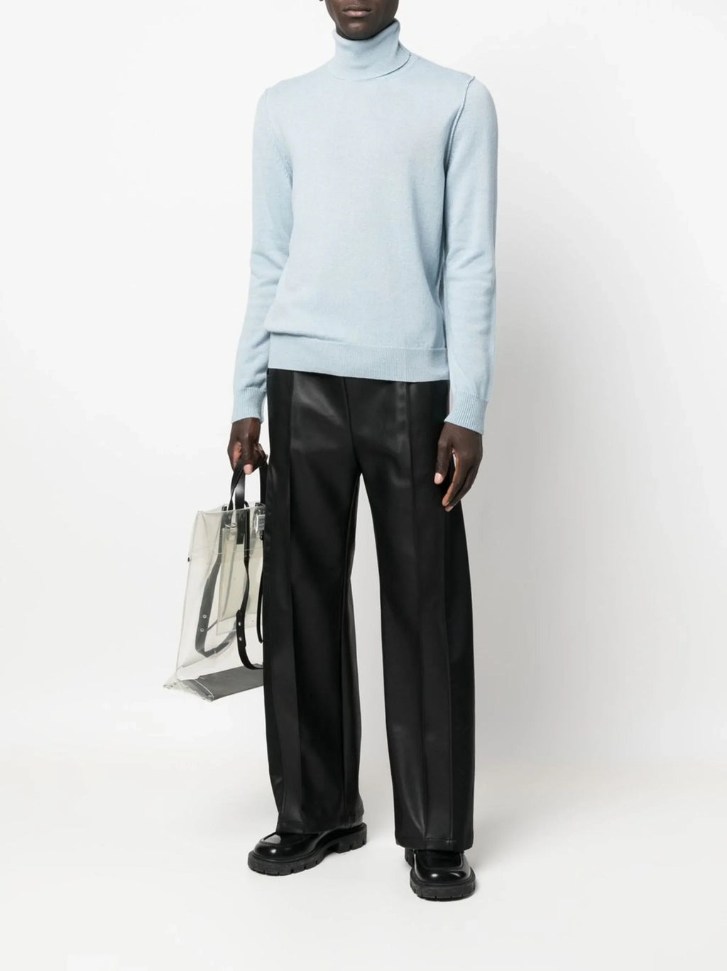 Roll-Neck Cashmere Jumper Maison margiela – Гарантія оригінальності – вид ззаду