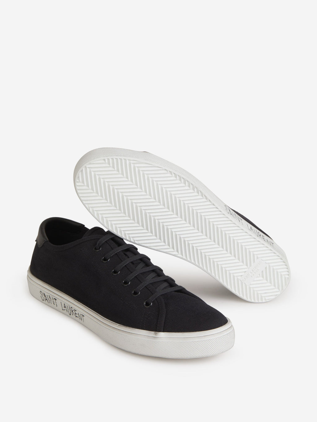 Оригінальна Logo Cotton Sneakers Saint laurent – збільшений вид
