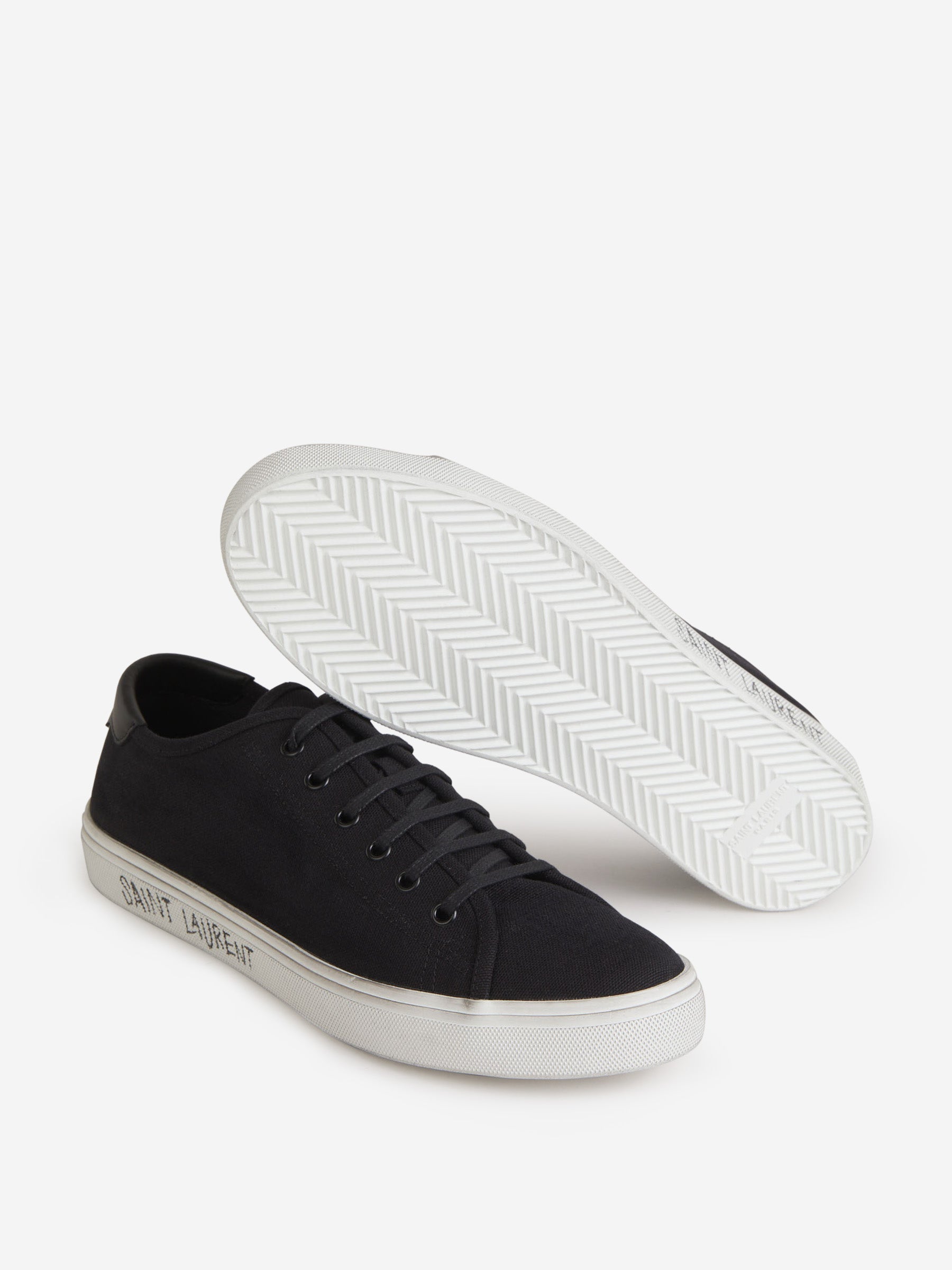 Оригінальна Logo Cotton Sneakers Saint laurent – збільшений вид