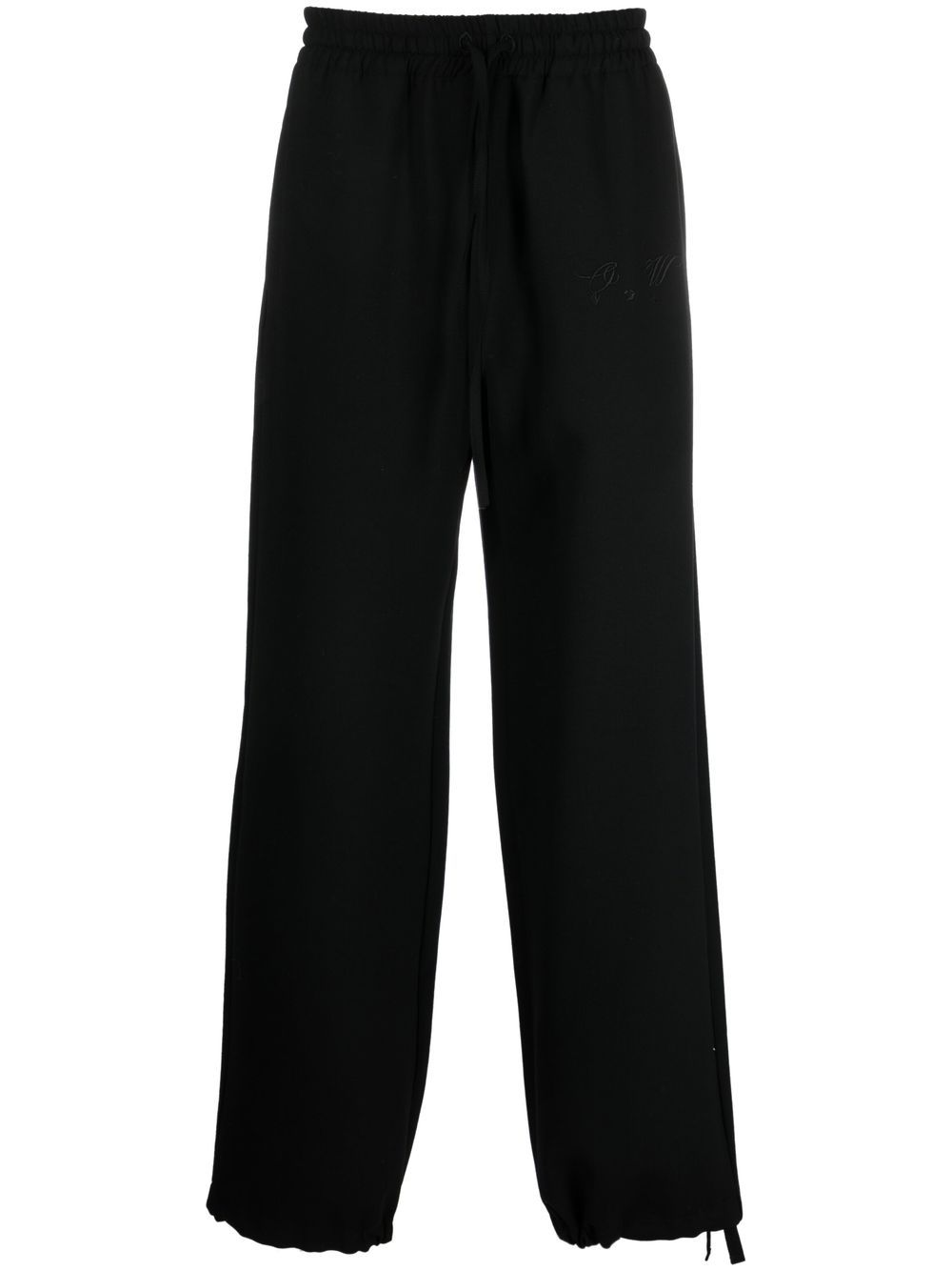 Оригінальна Embroidered Logo Straight-Leg Sweatpants Off-white – боковий вид