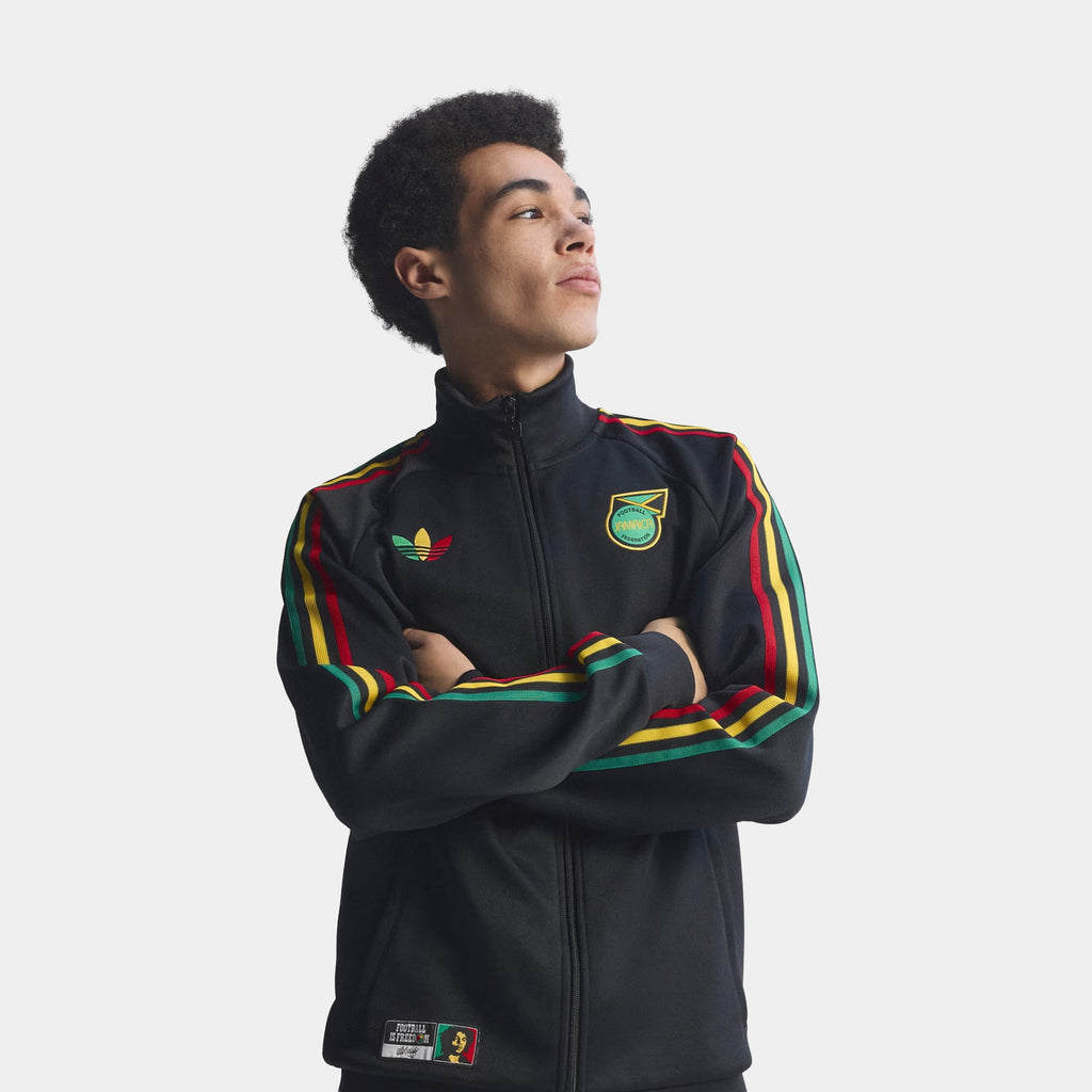 Jamaica X Bob Marley Originals Track Mens Jacket Adidas оригінал – Купити в Україні – боковий вид