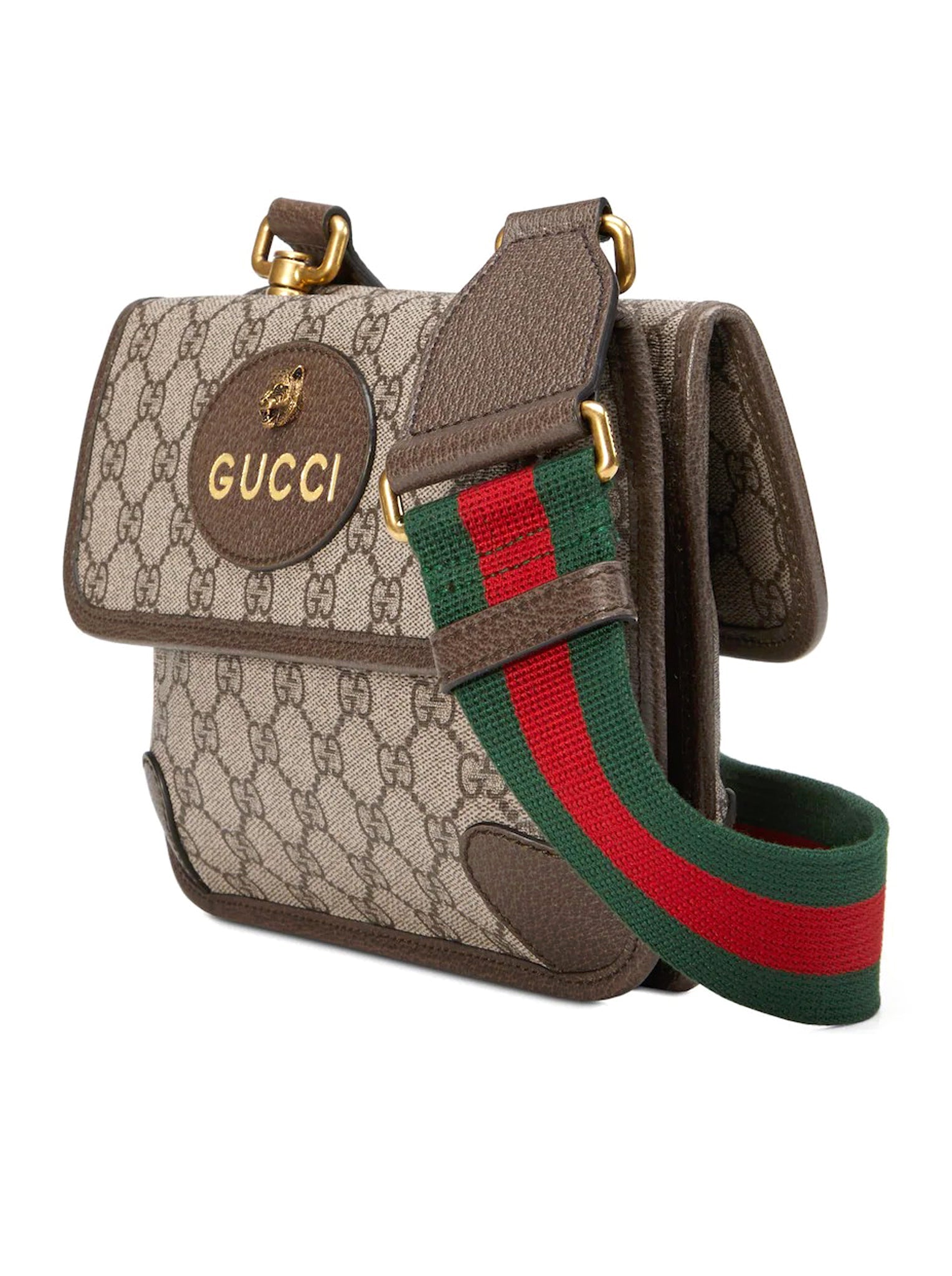Gg Supreme Fabric Shoulder Bag Small Size Gucci – Гарантія оригінальності – детальний вид
