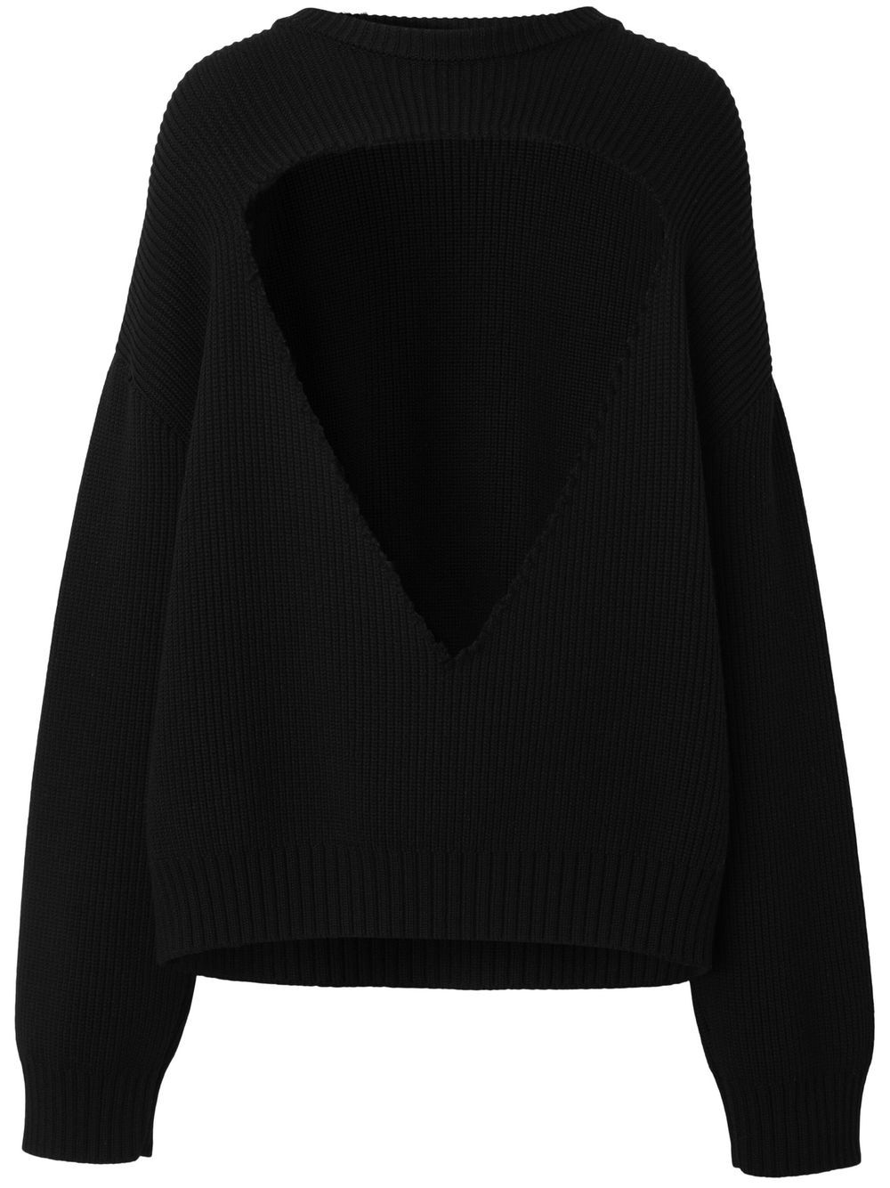 Оригінальна Cut-Out Wool Jumper Burberry – боковий вид