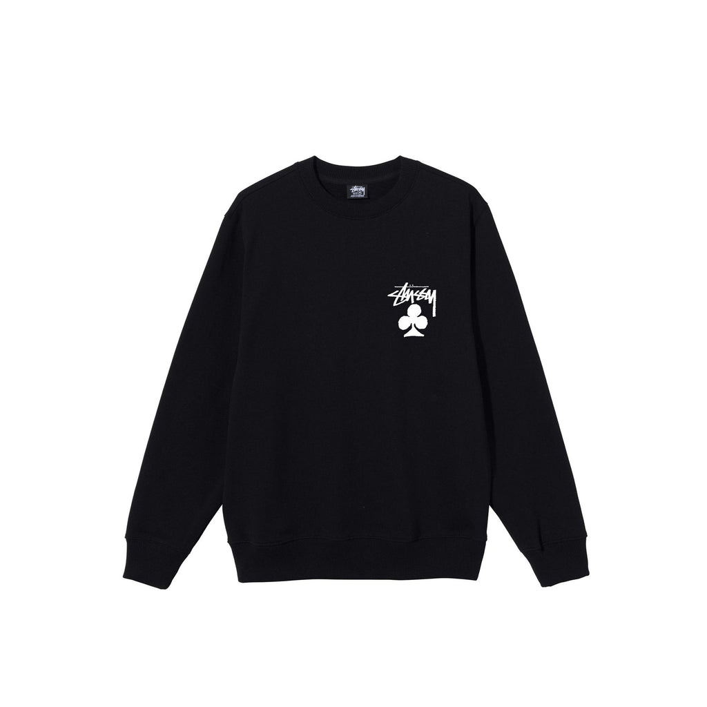 Оригінальна Mens Club Black Crew Stussy – боковий вид