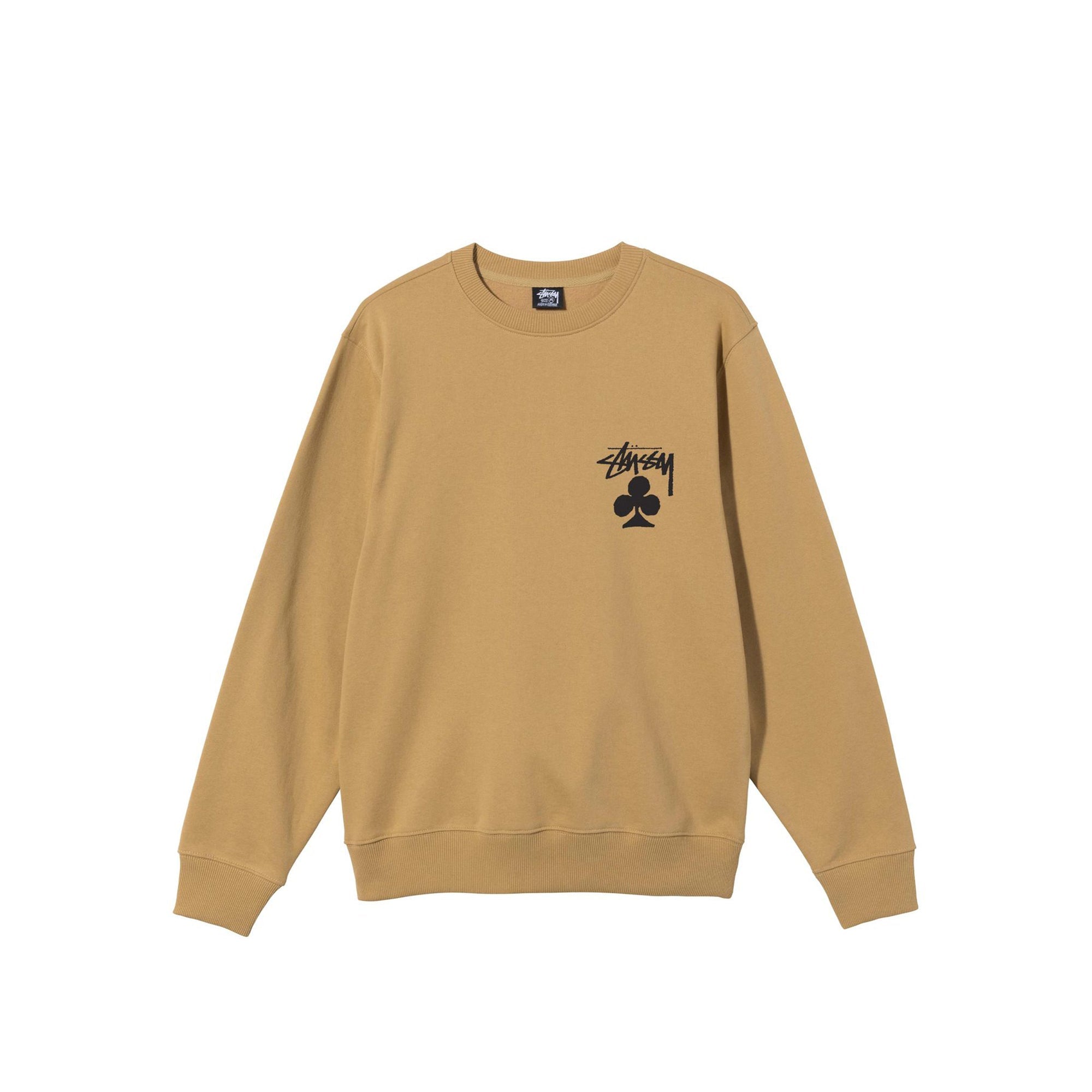 Оригінальна Mens Club Khaki Crew Stussy – боковий вид