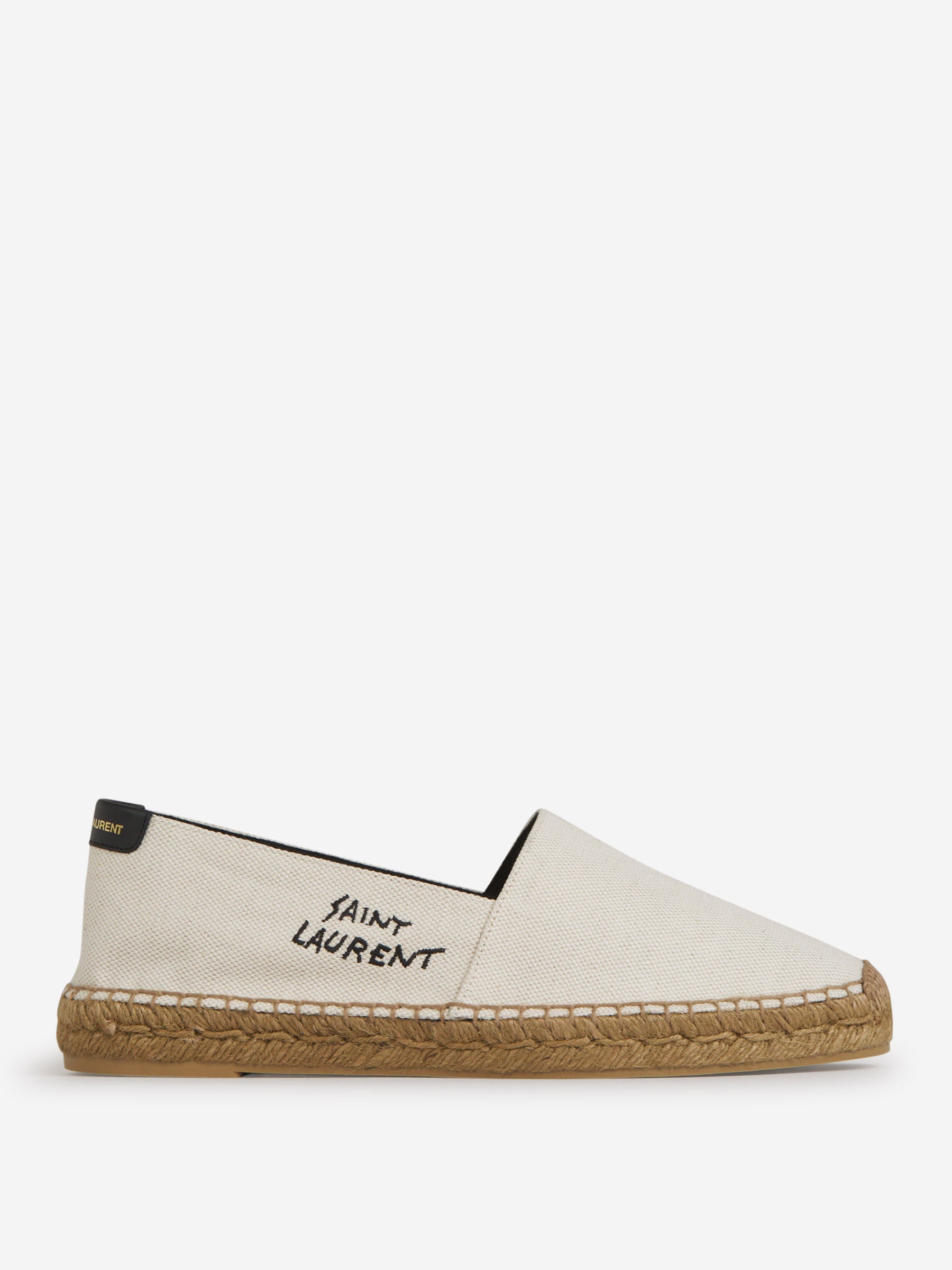 Оригінальна Embroidered Canvas Espadrilles Saint laurent – боковий вид