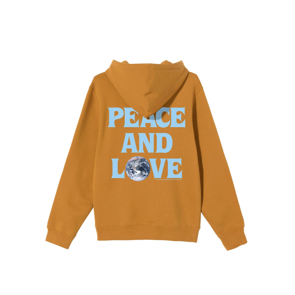 Оригінальна Peace & Love Hoodie Stussy – вид ззаду