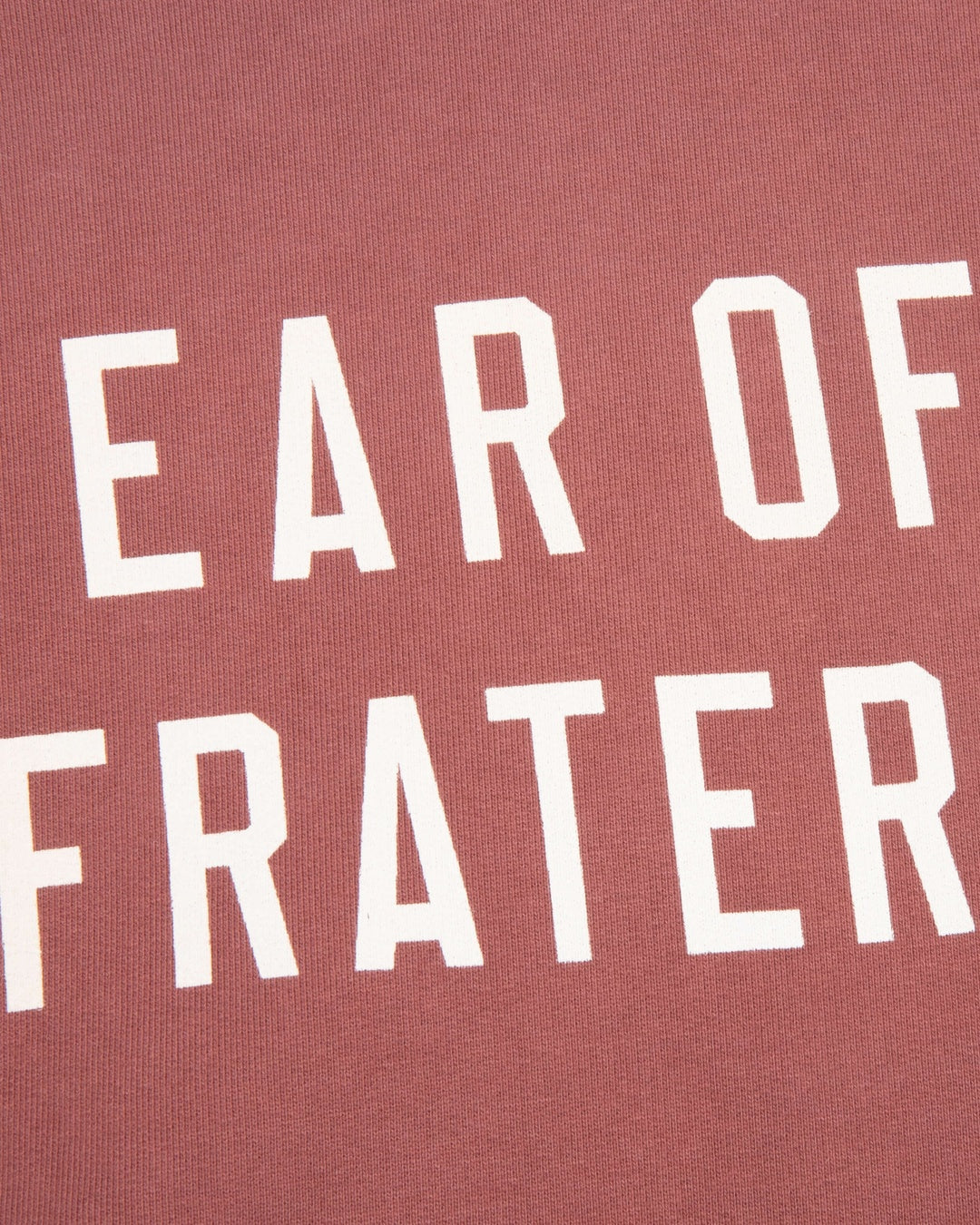 Essentials Crimson Fraternity Heavy Fleece Hoodie Fear of god оригінал – Купити в Україні – детальний вид - FEAR OF GOD